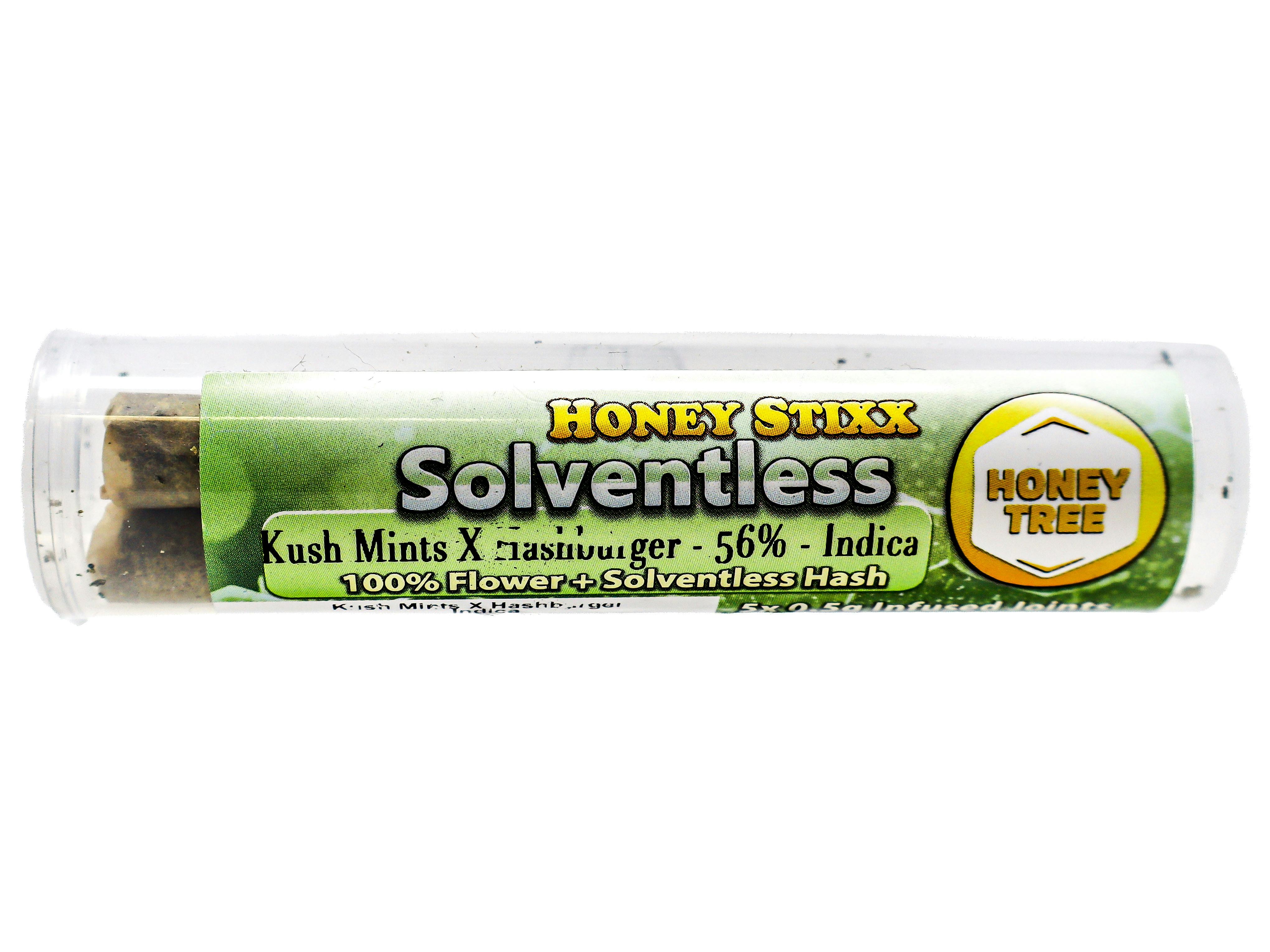 BHB Kush Mints x Hashburger Infused Rosin Preroll 5pk 2.5g 50033 A11.1|F11