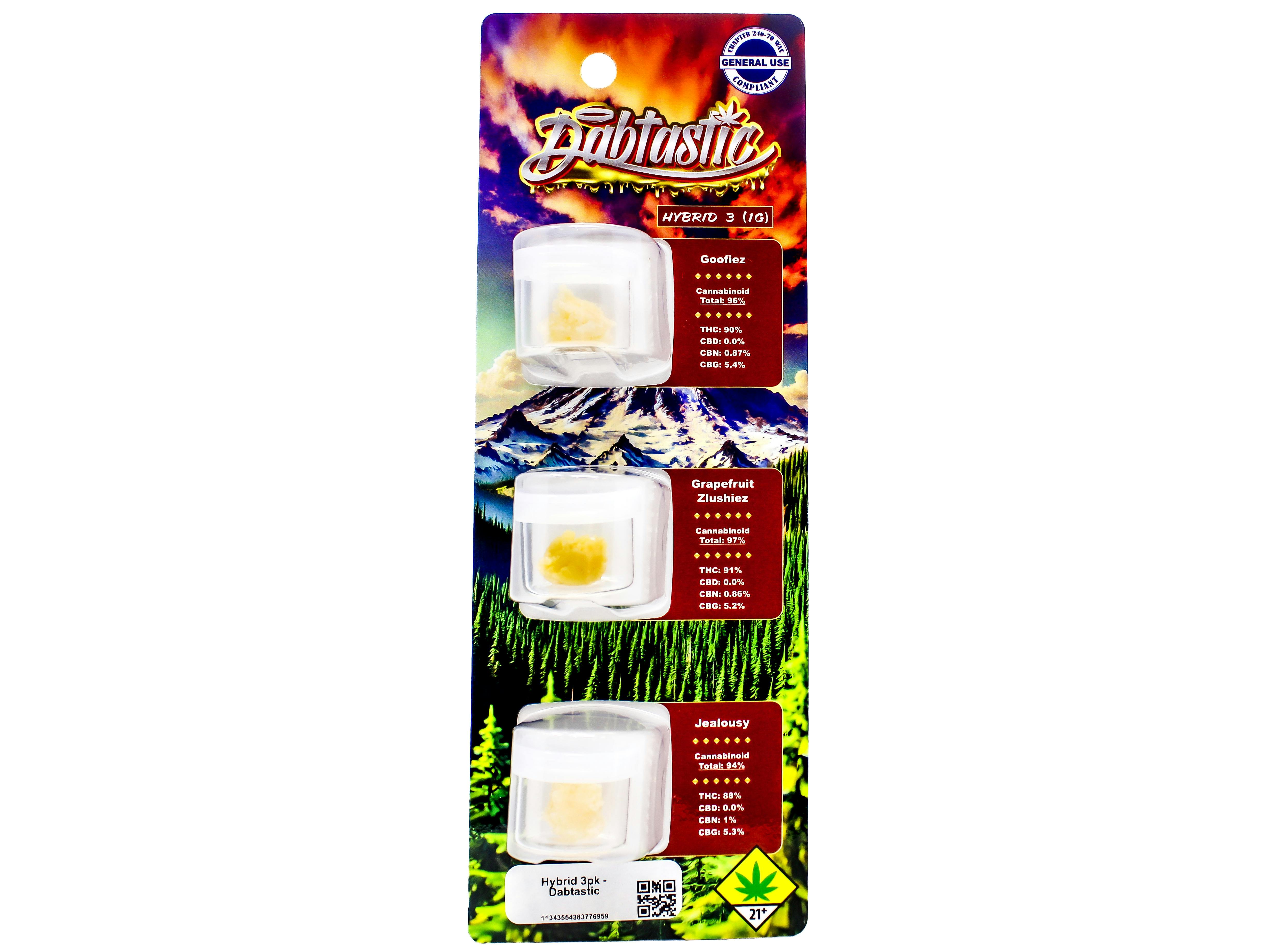 FBF Goofiez + Grapefruit Zlushiez + Jealousy BHO 3pk Concentrate 3g 4229227544 D34.1|X8
