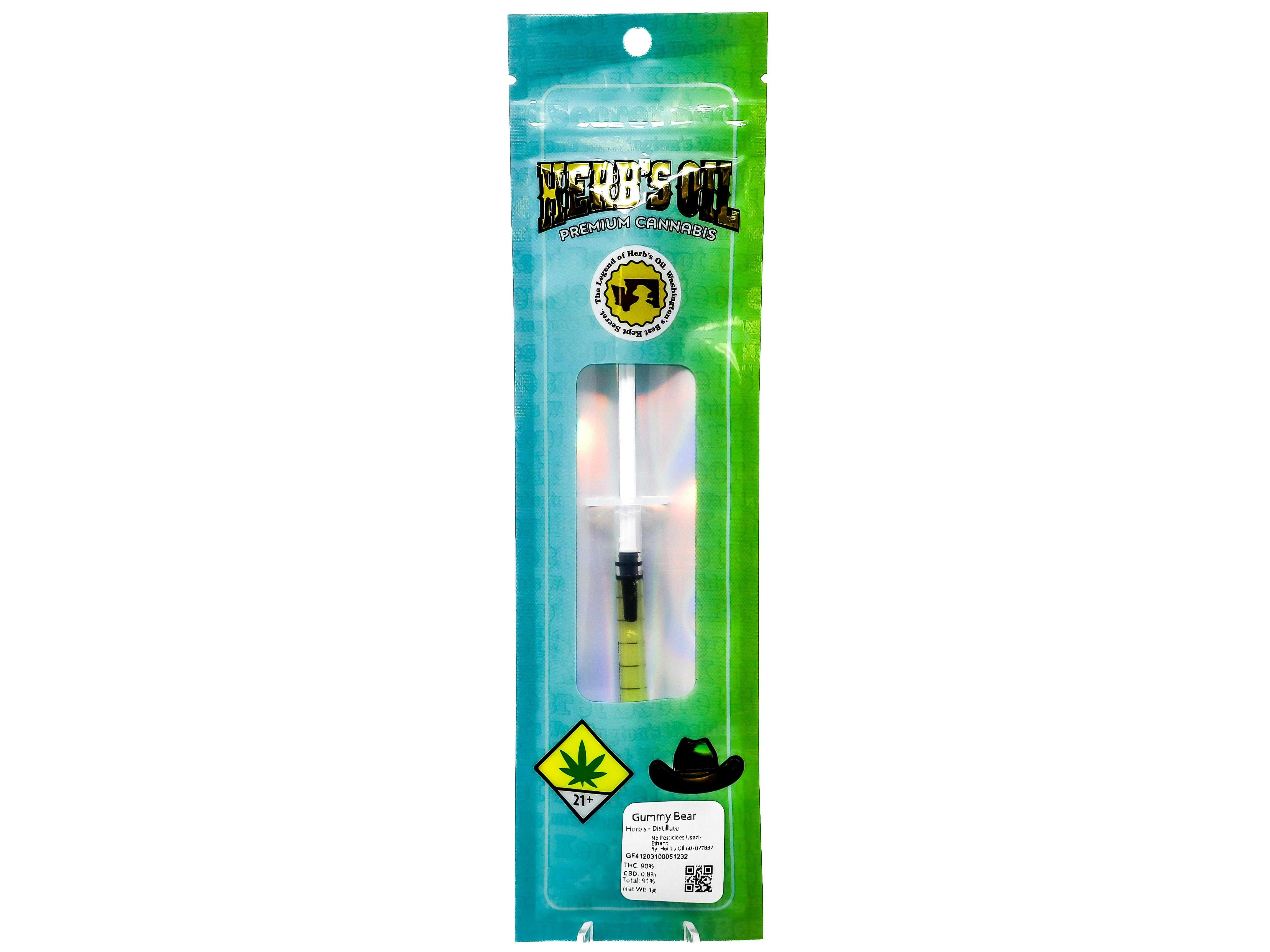 MWB Gummy Bear Distillate Syringe 1g 7517376000 C1.1|AOF