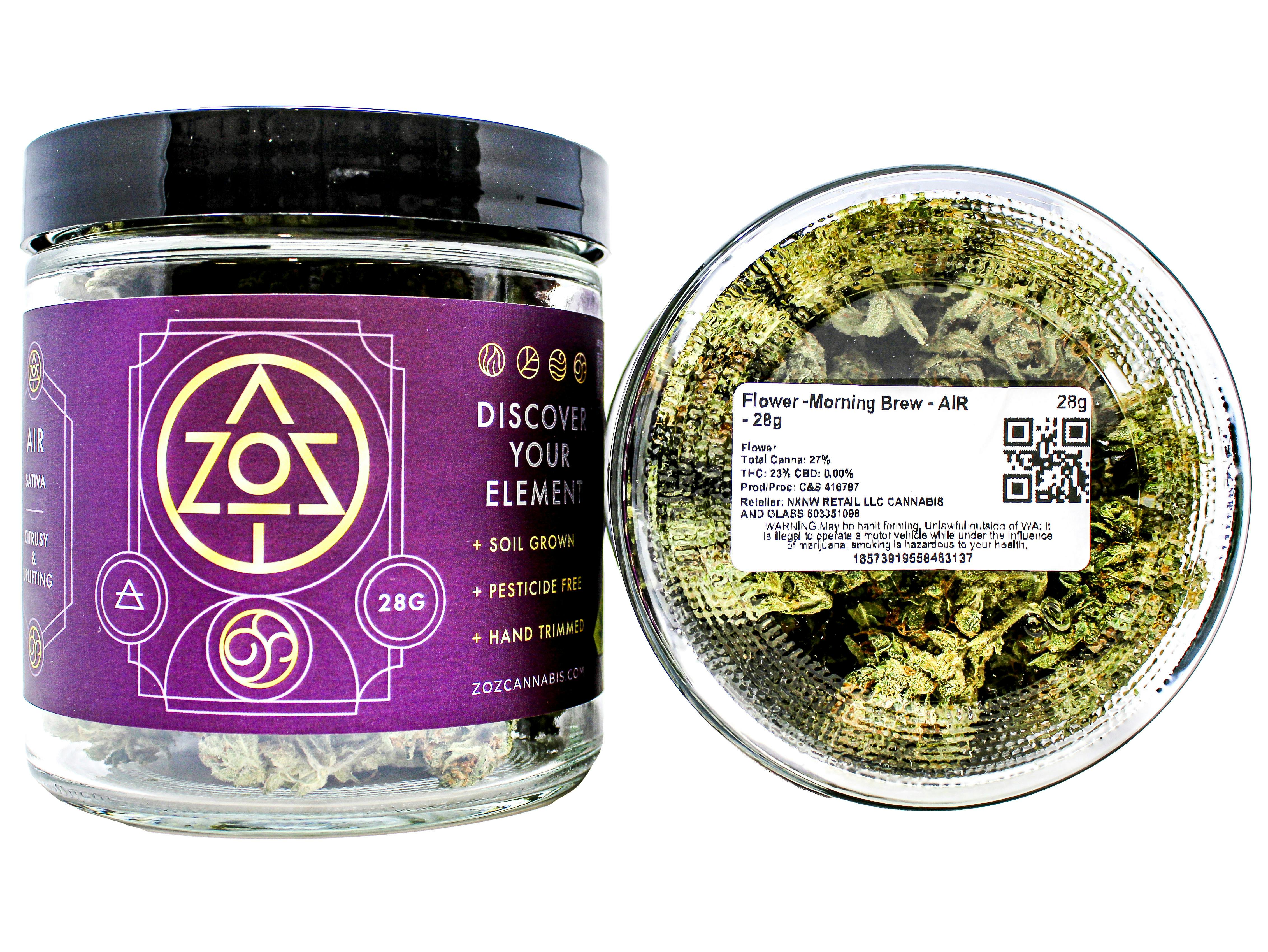 ZOZ Morning Brew 28g 7628844528 F42|I20 cannabis product