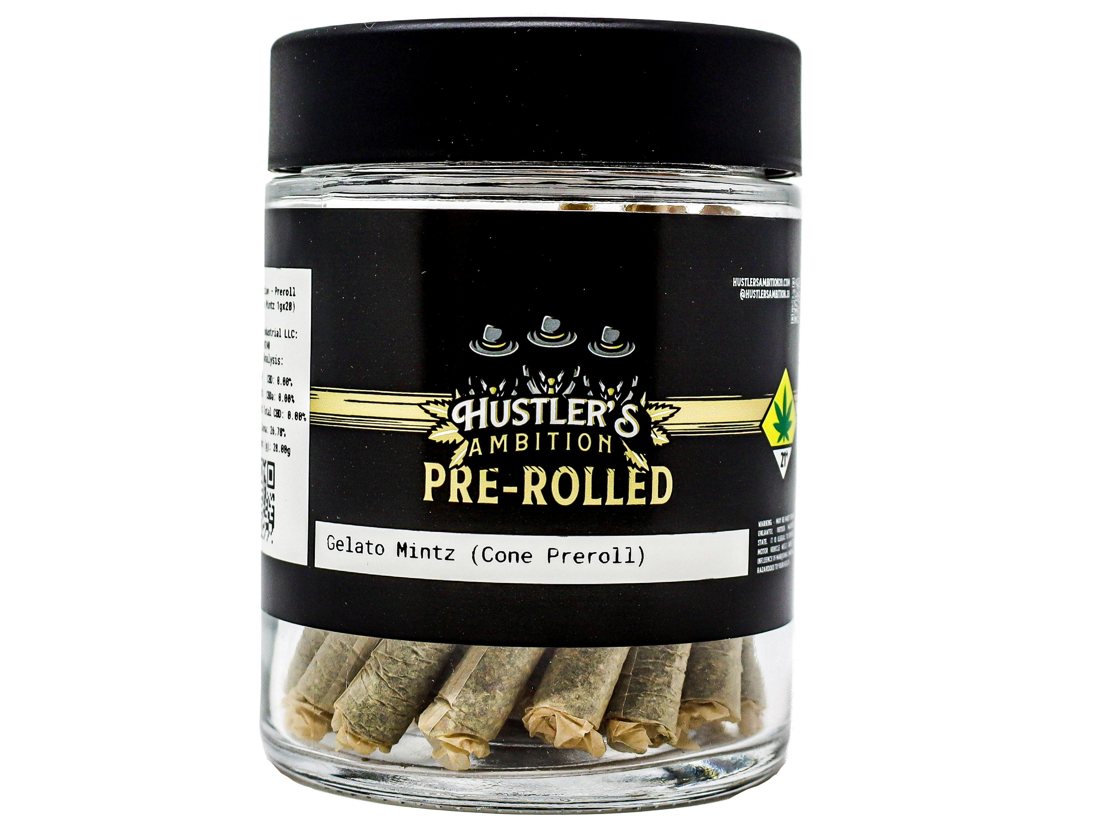 MMJ Gelato Mintz Preroll 28pk 28g 7522757490 G12|AOF