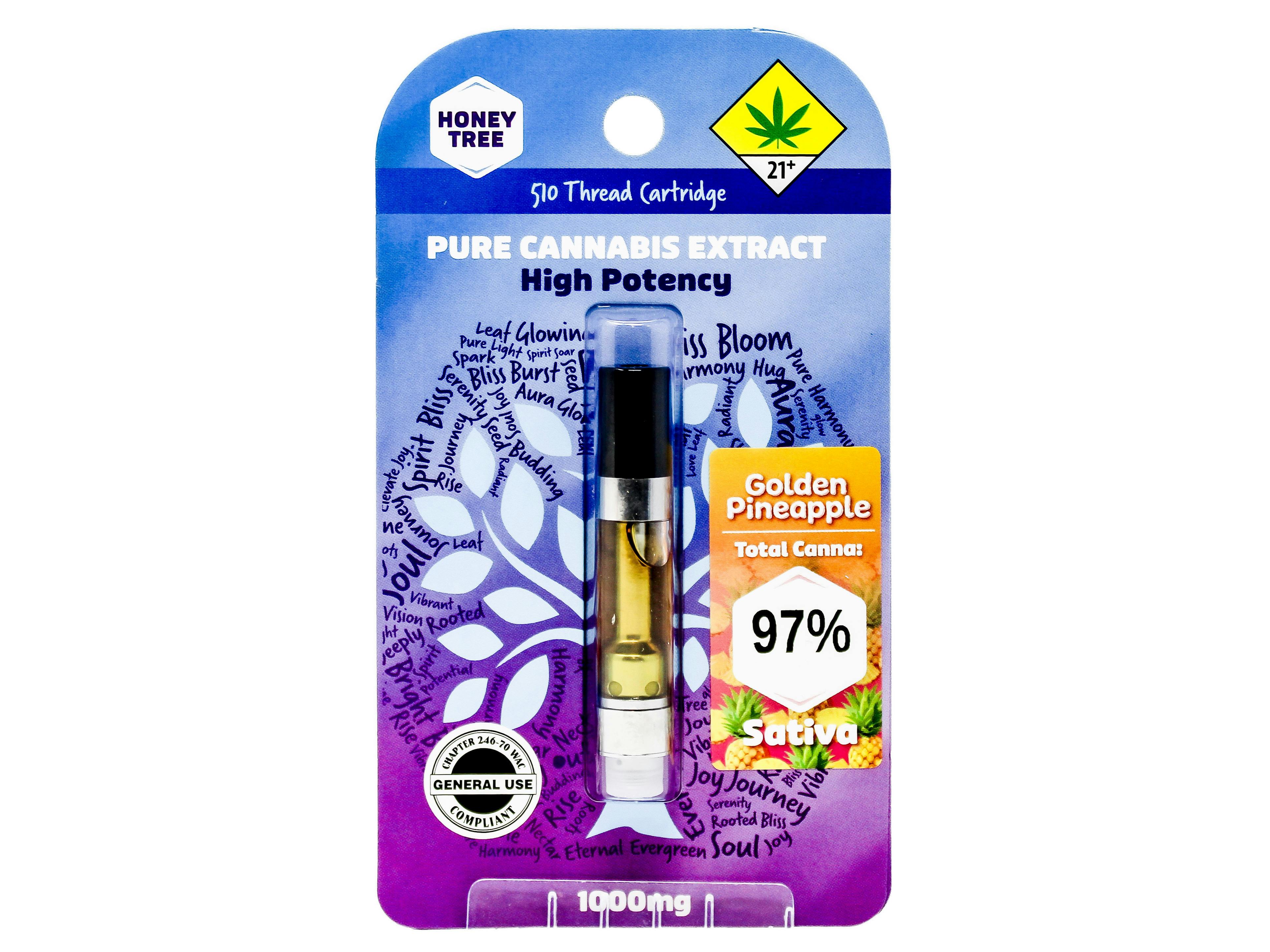 BHB Golden Pineapple Distillate Cart 1g 47725 SW_CART18|AOF cannabis product