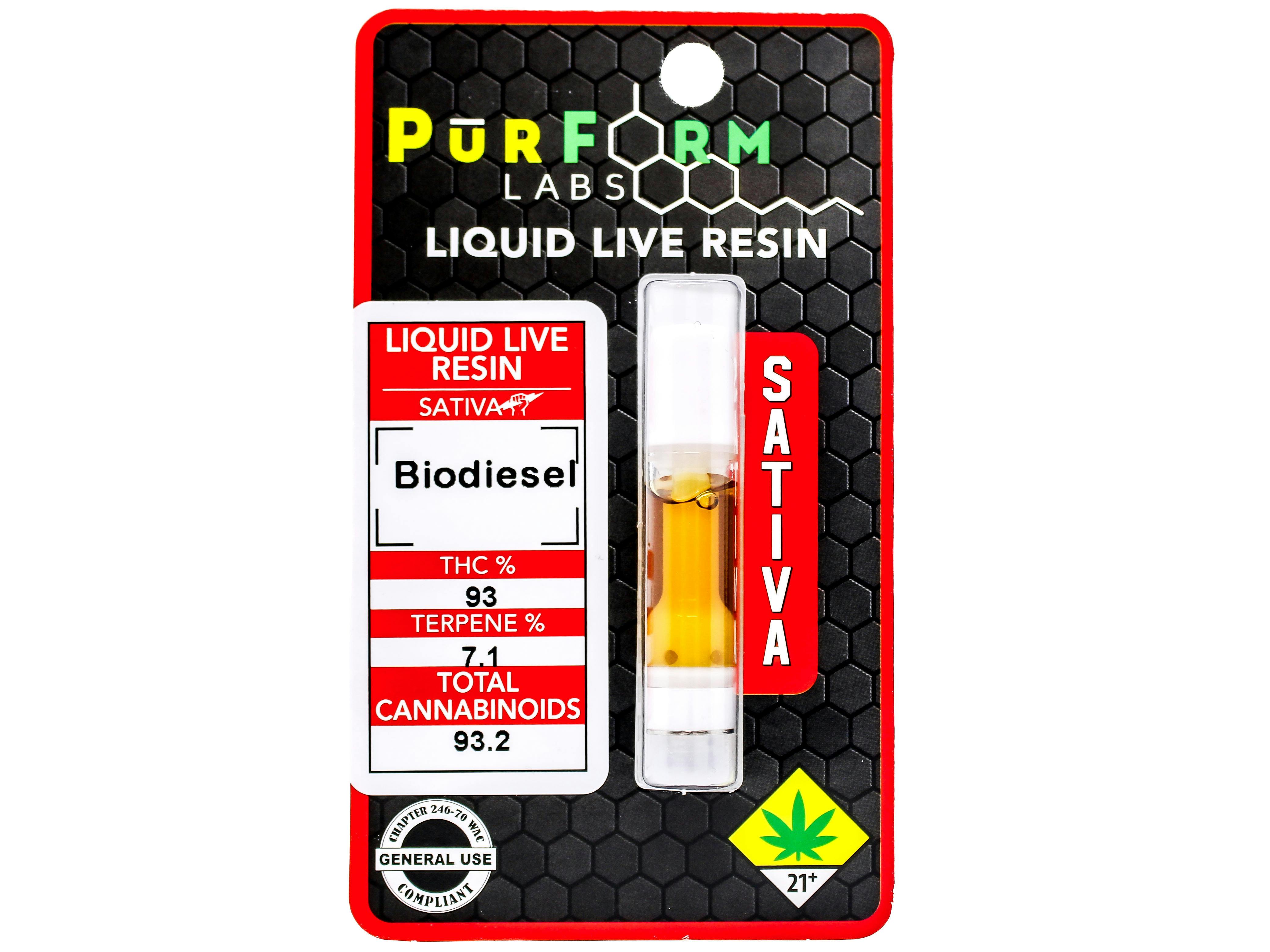 PLD Biodiesel Live Resin Cart 1g 4811425469 SW_CART103|AOF