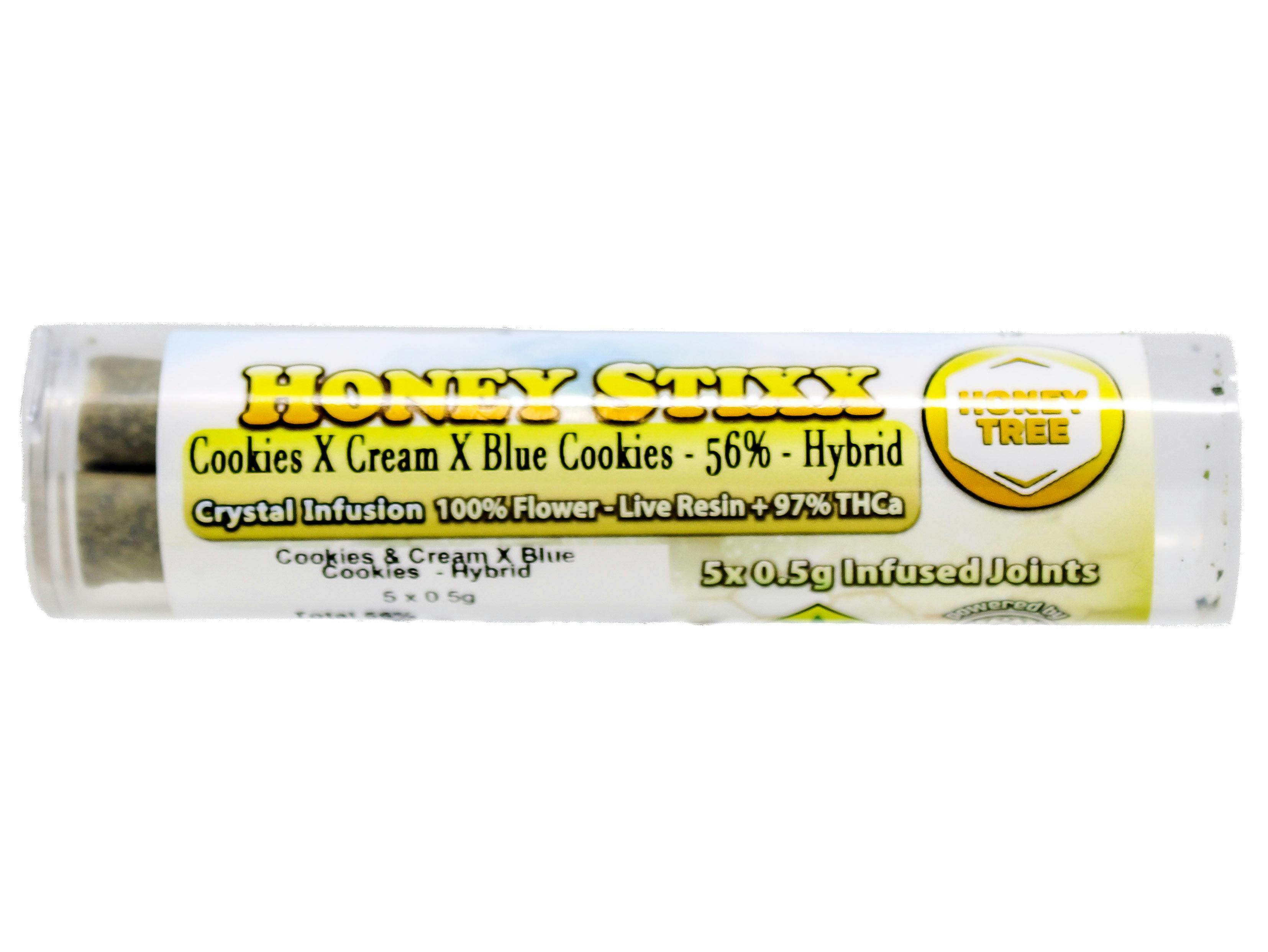 BHB Cookies & Cream x Blue Cookies Live Resin Preroll 5pk 2.5g 6172691441 B8.2|AOF