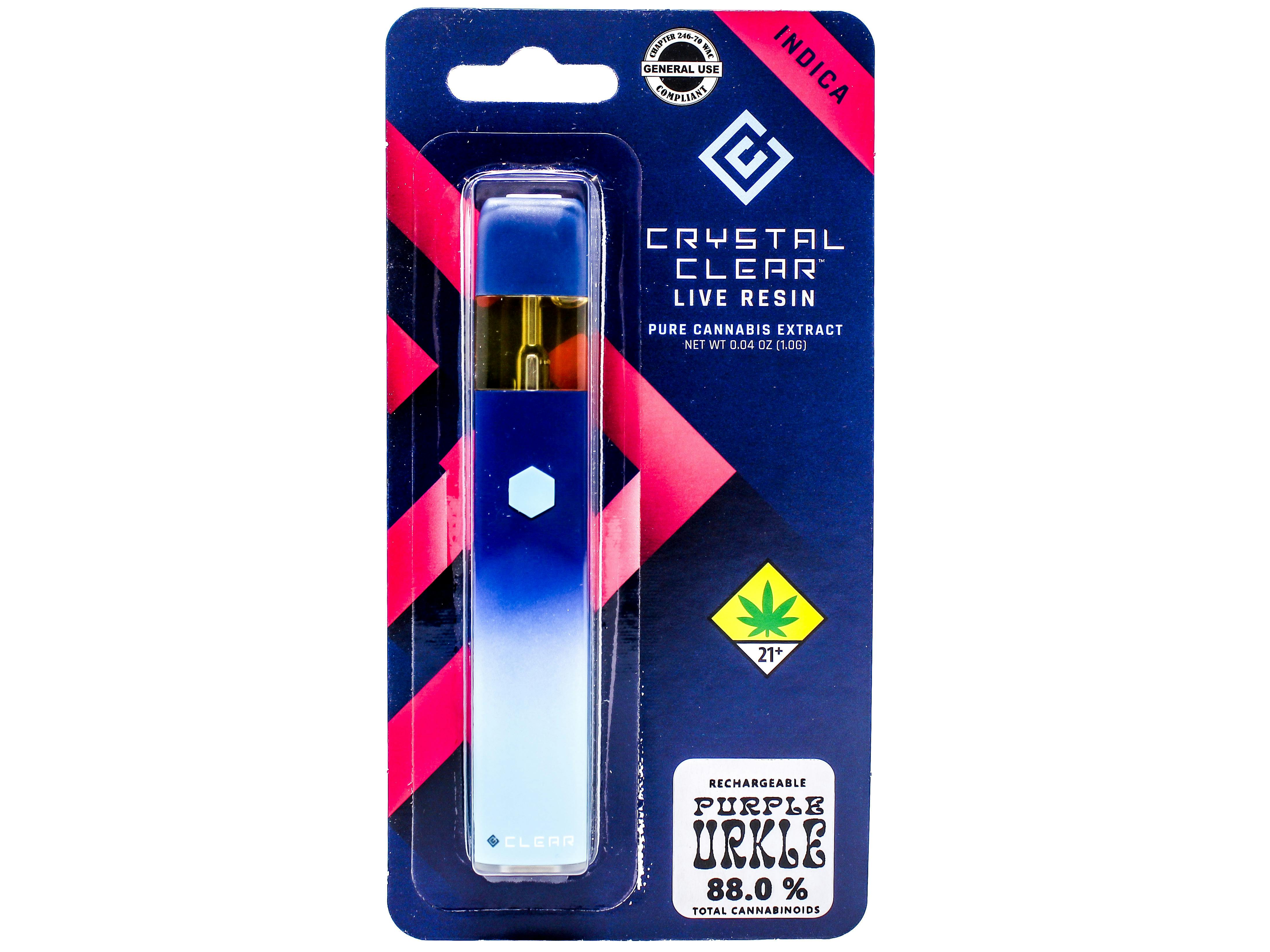 NWCS Purple Urkle Live Resin Disposable Cart 1g 7352517831 SW_CART24|AOF