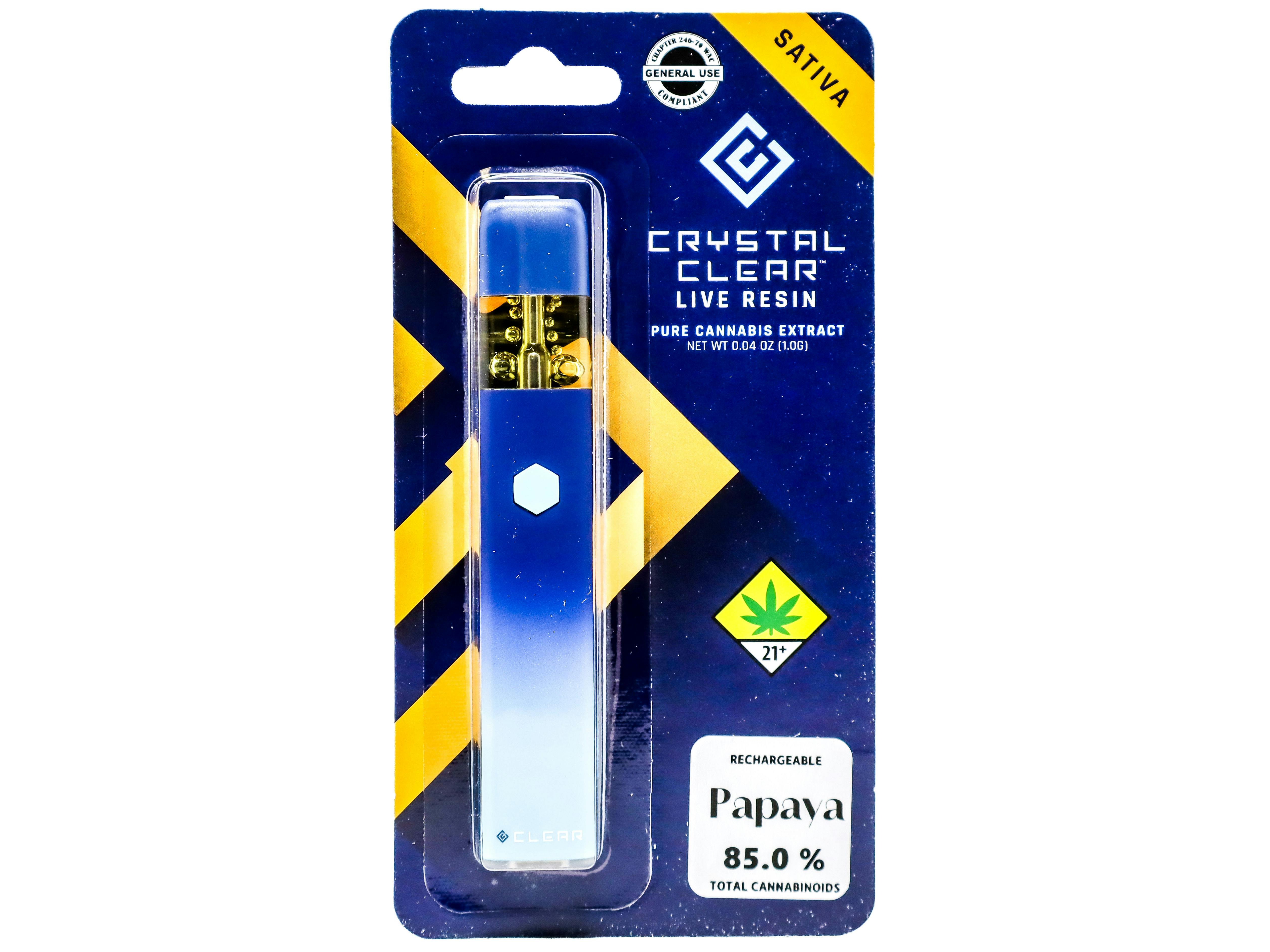 NWCS Papaya Disposable Live Resin Cart 1g 9450563140 SW_CART122|AOF