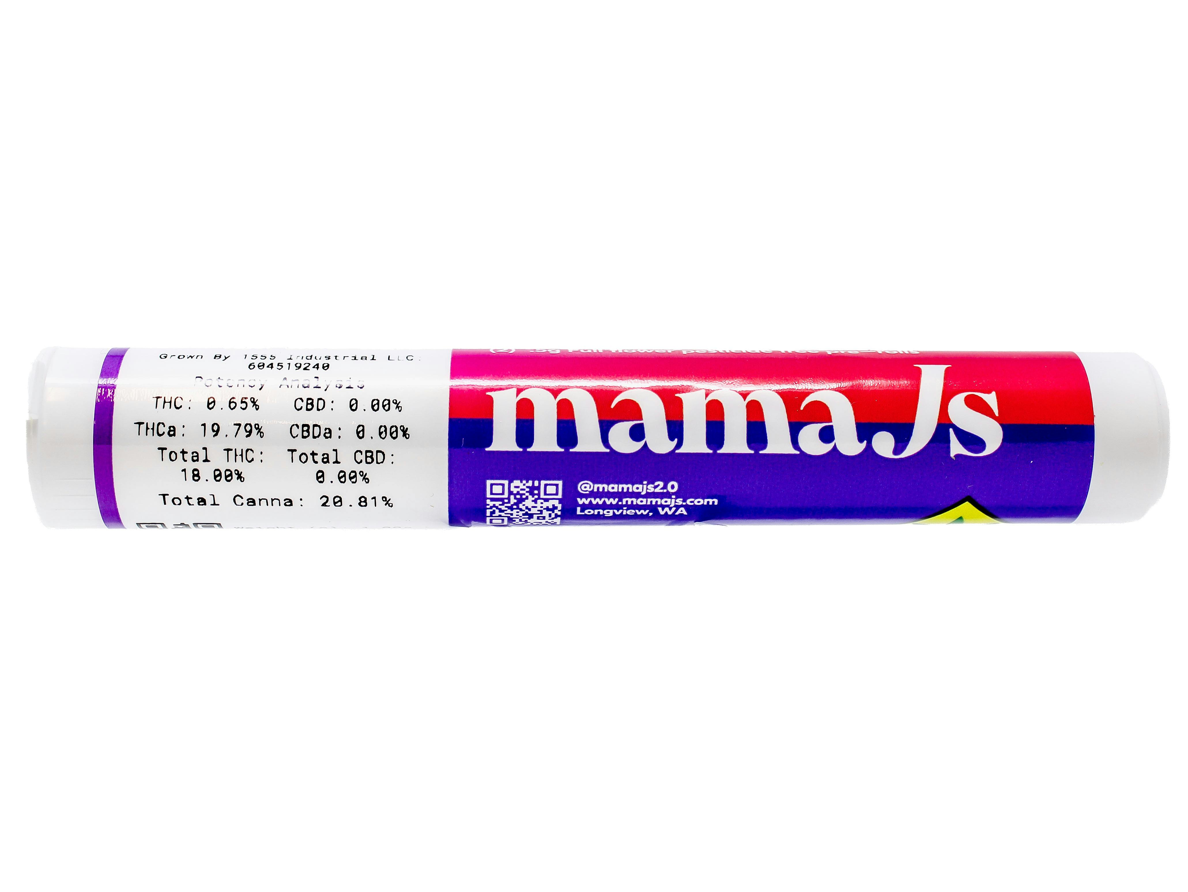 MMJ Grape Gas 2pk Preroll 2g 7944244199 A26.2|AOF