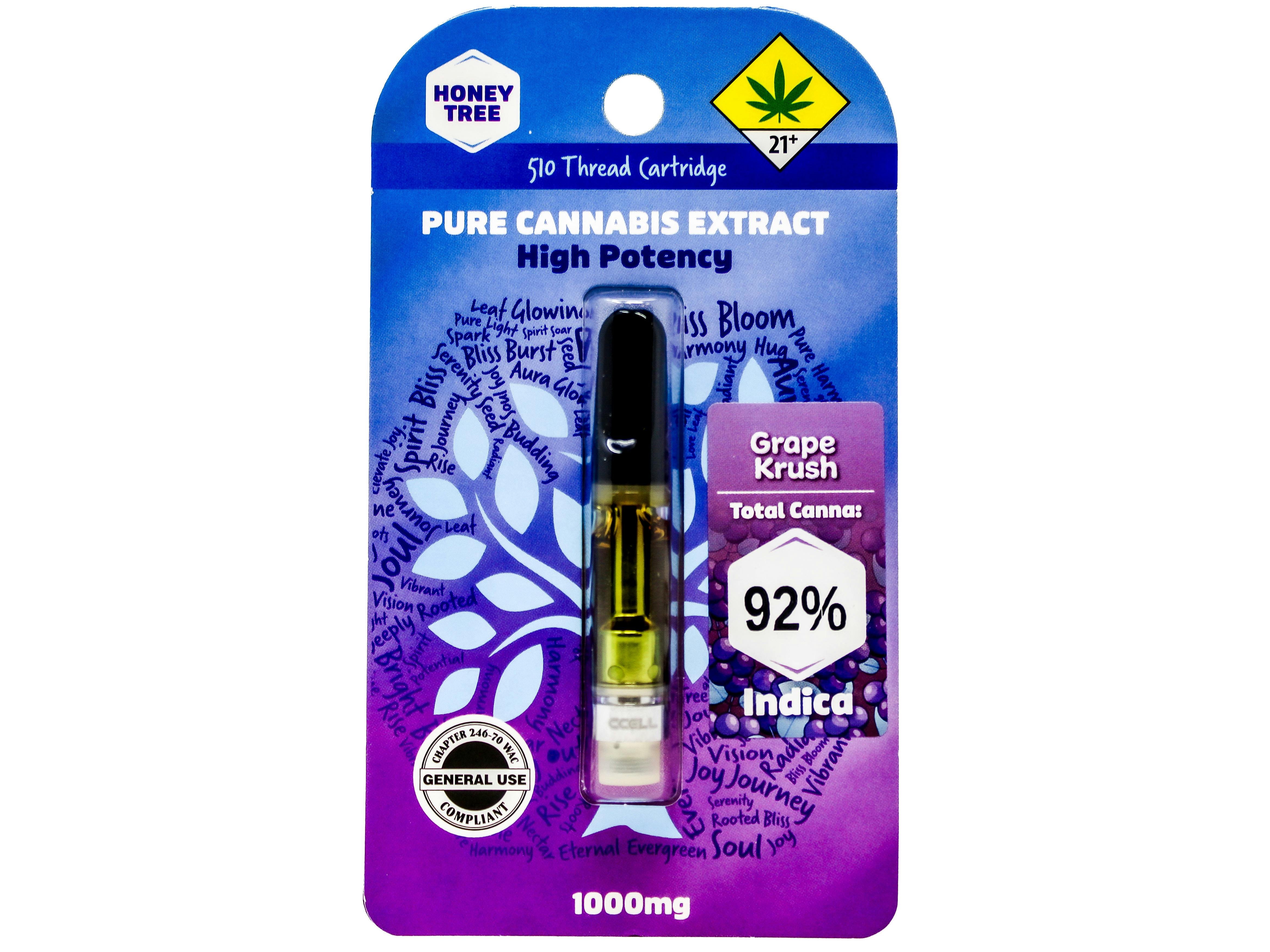 BHB Grape Krush Distillate Cart 1g 8356021430 SW_CART309|L16