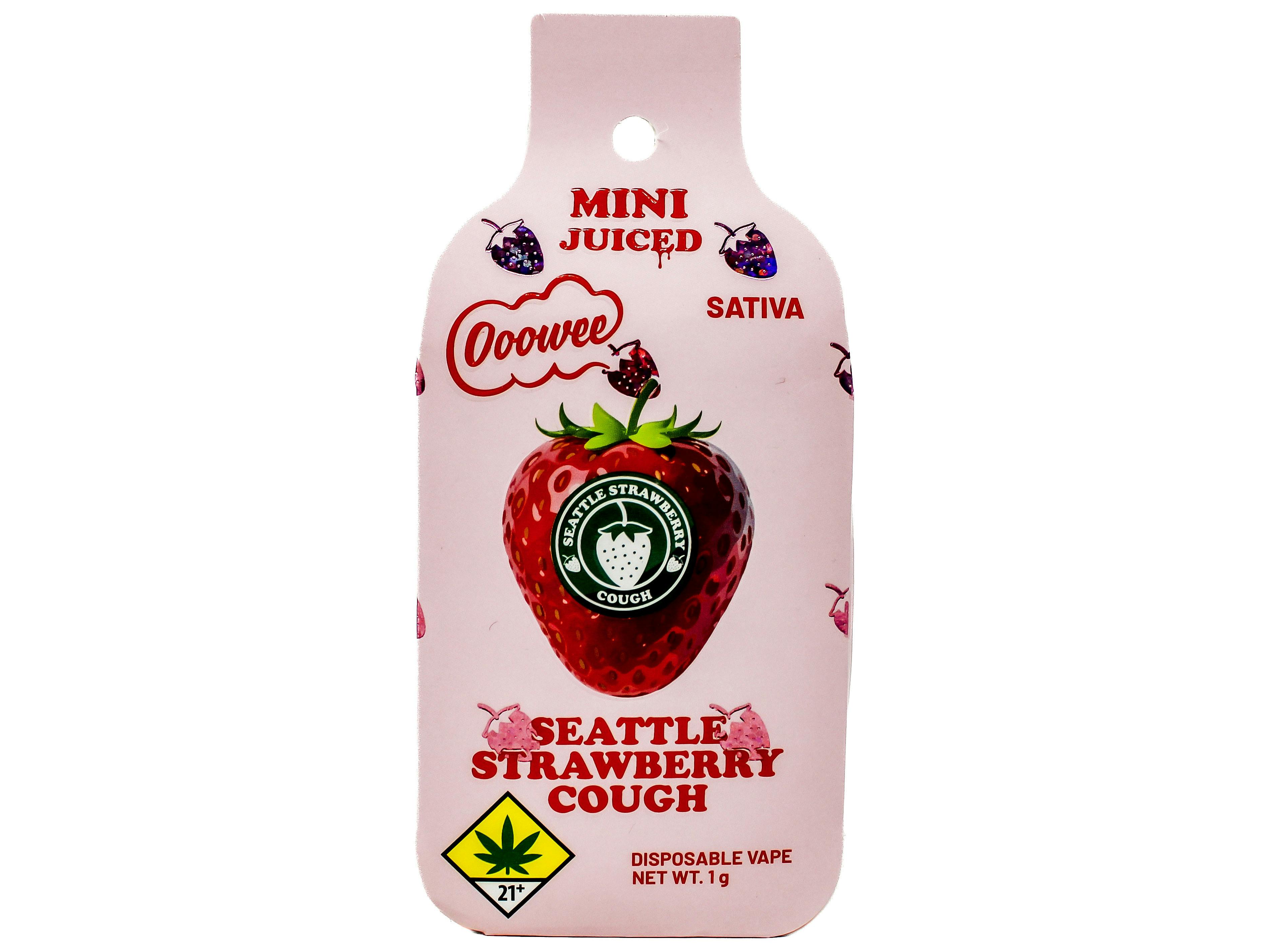 OWE Seattle Strawberry Cough Cured Resin Disposable Cart 1g 5067779182 SW|AOF