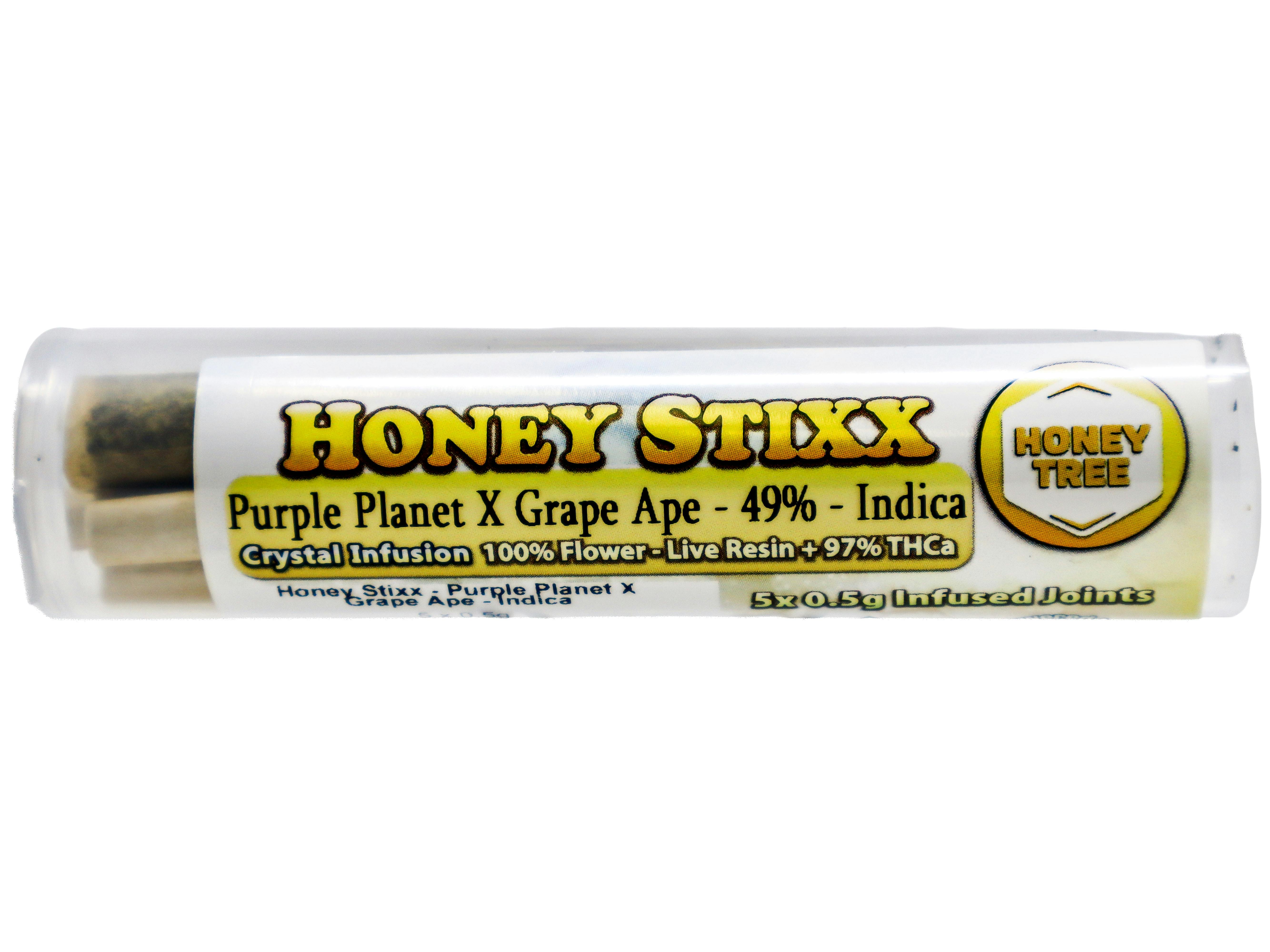 BHB Purple Planet X Grape Ape Live Resin Preroll 5pk 2.5g 9173797110 D40.2|AOF