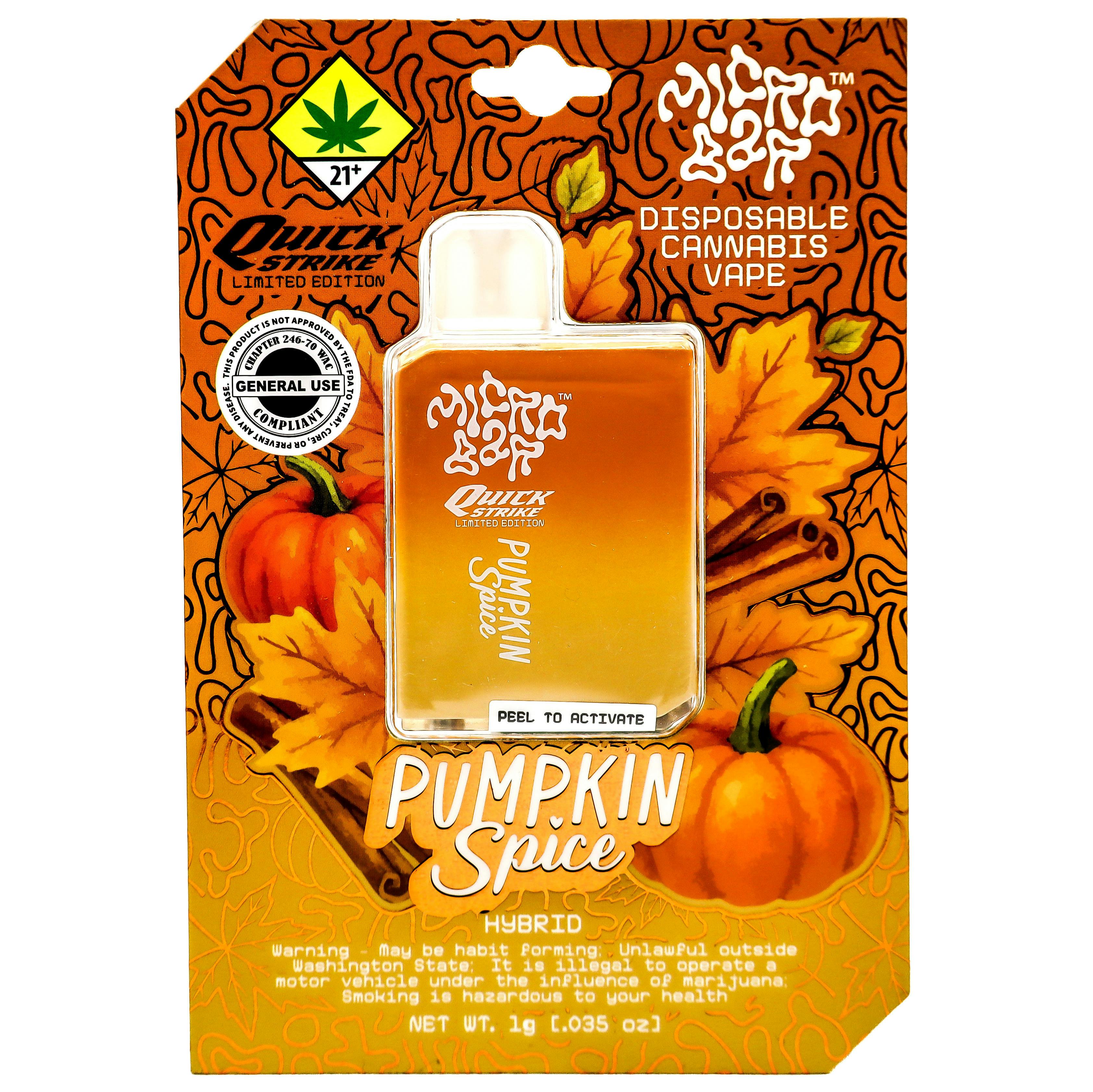MCB Pumpkin Spice Fruit Disposable Distillate Cart 1g 7013116851 SW_DSBL28|AOF