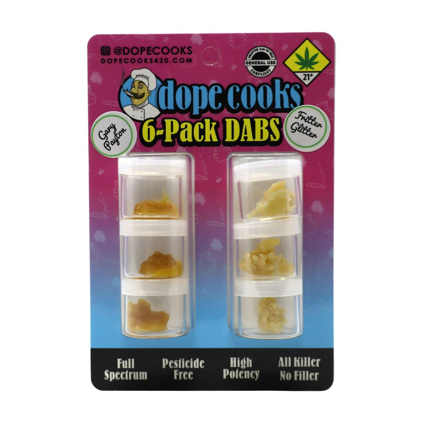 VRG Gary Payton + Fritter Glitter BHO Concentrate 6pk 6g 3729772116 B35.3|D5