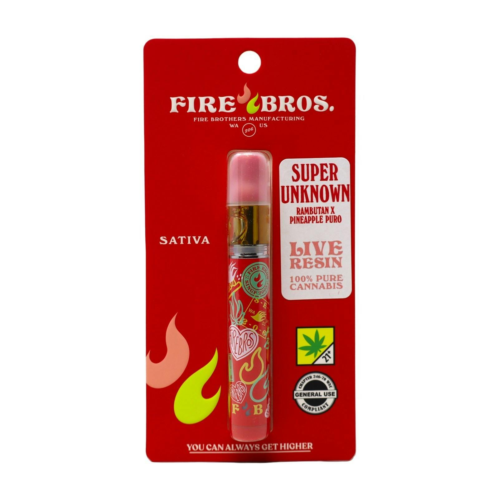 FRB SuperUnkown Live Resin Disposable Cart 1g 6818019427 SW_DSBL20|K5