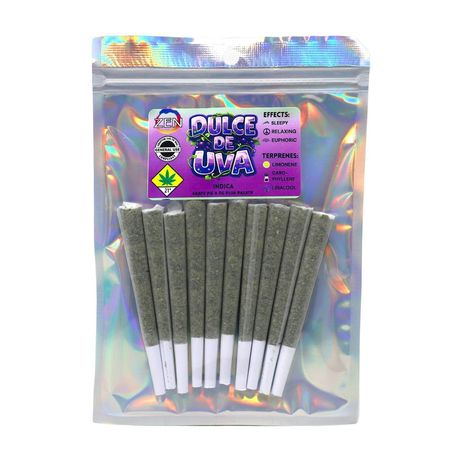 ZEN Dulce de Uva Pre-Roll 10pk 10g 8822838931 C11.3|N8