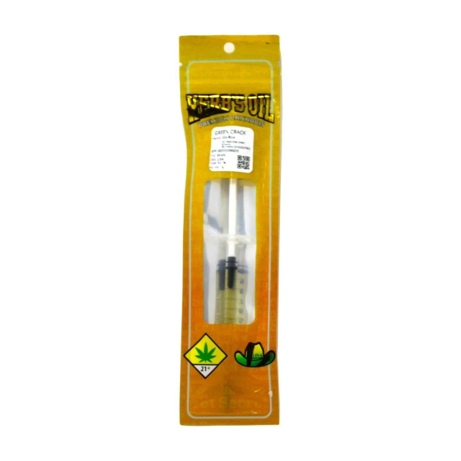 MWB Green Crack RSO Syringe 1g 3596819402 TDY1|AOF