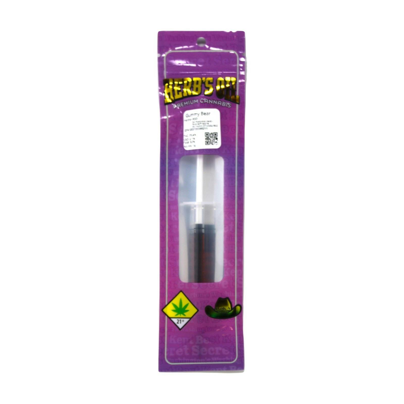 MWB Gummy Bear RSO Syringe 1g 8038479343 B19.3|I4