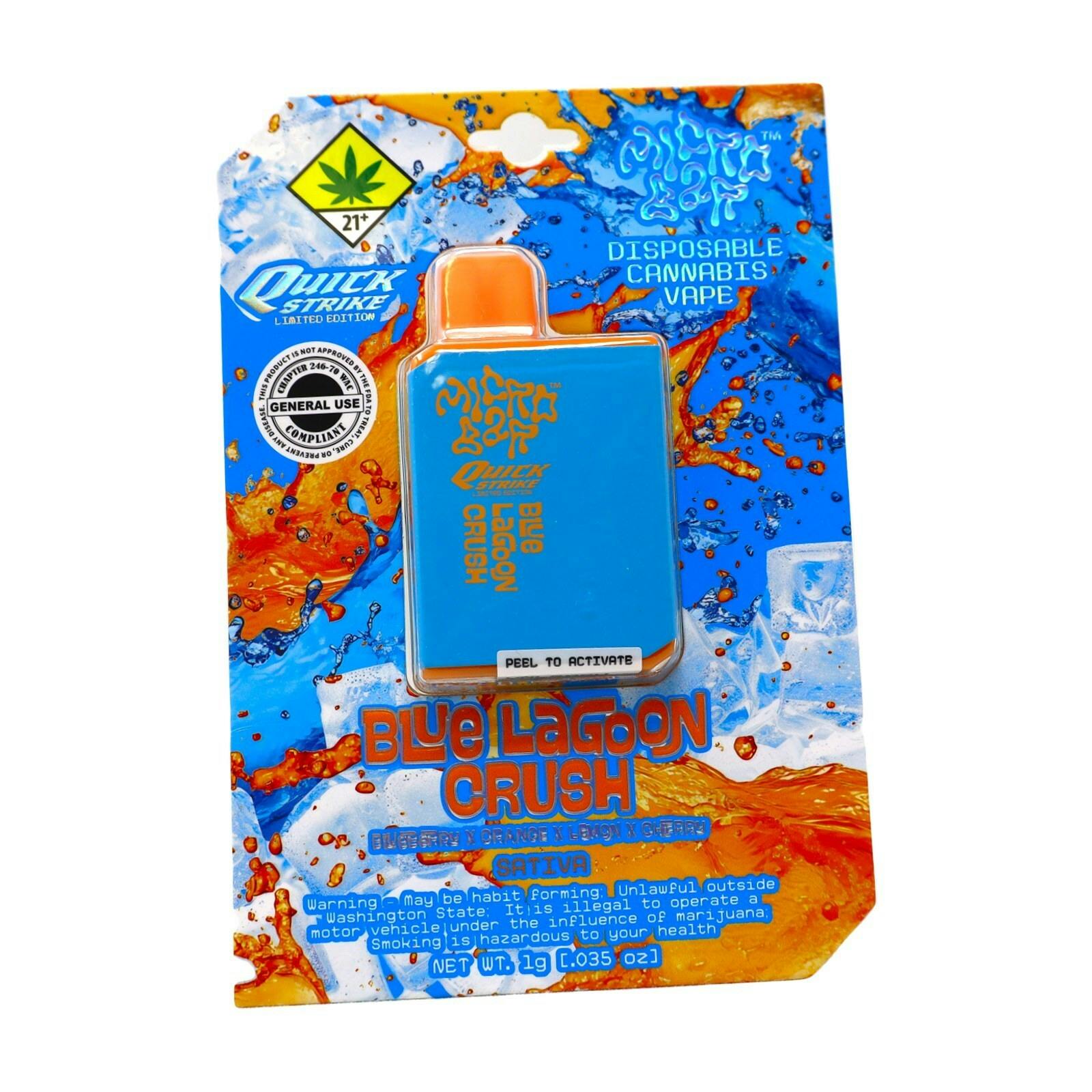MCB Blue Lagoon Crush Disposable Distillate Cart 1g 9172771460 SW_DSBL41|F5