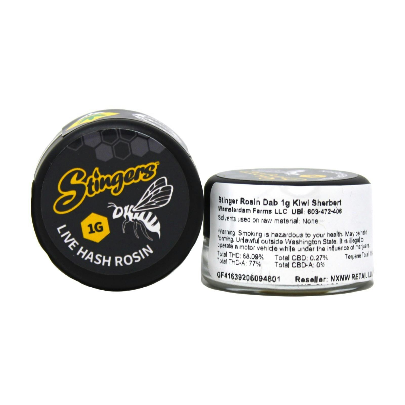 WAM Kiwi Sherbert Rosin Concentrate 1g 7411217089 Fridge12|AOF