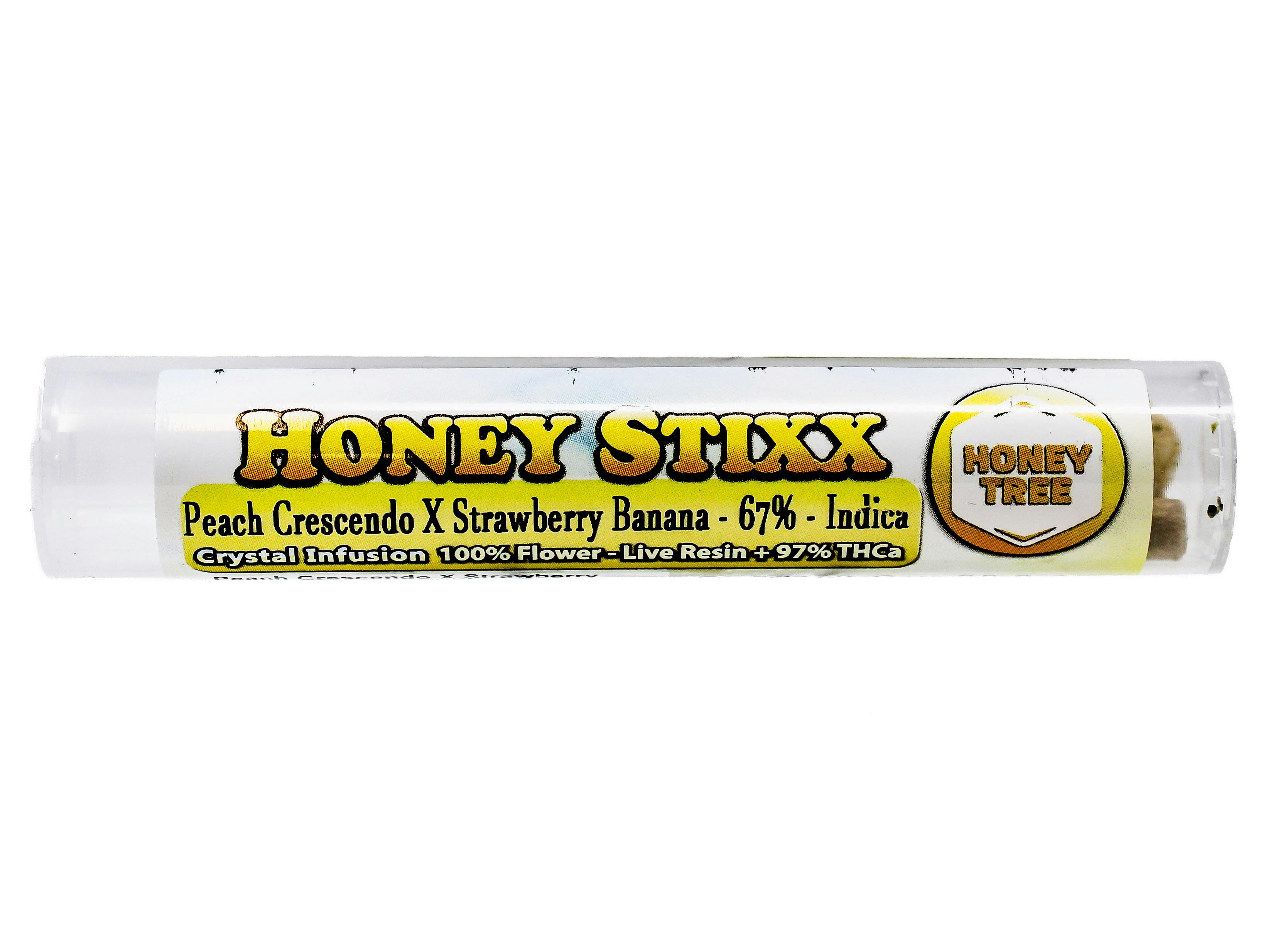 BHB Peach Crescendo x Strawberry Banana Infused Live Resin Preroll 2pk 1g 42182 A32.2|AOF