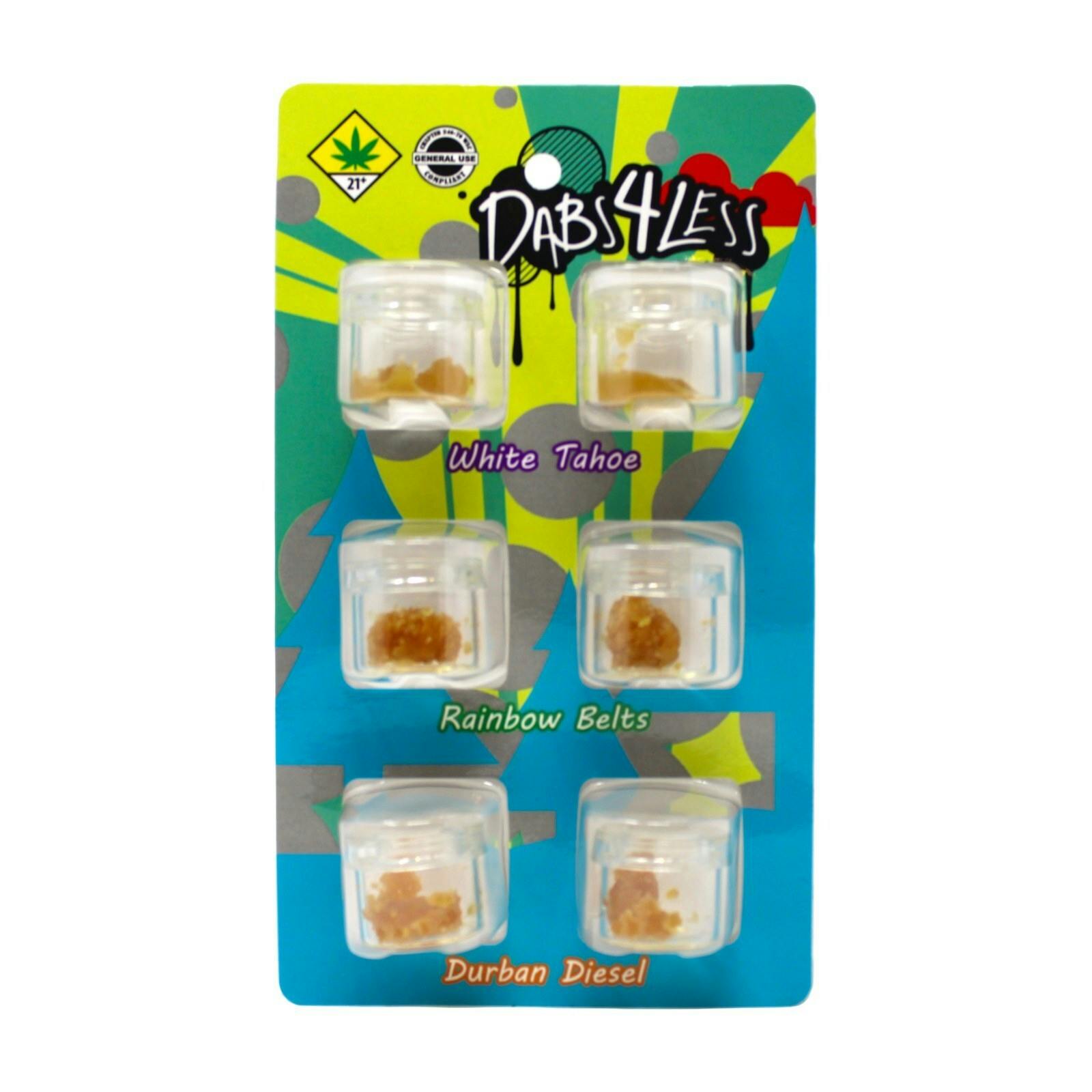 ECC White Tahoe + Rainbow Belts + Durban Diesel BHO Concentrate 6pk 6g 4917910143 D9.1|T14