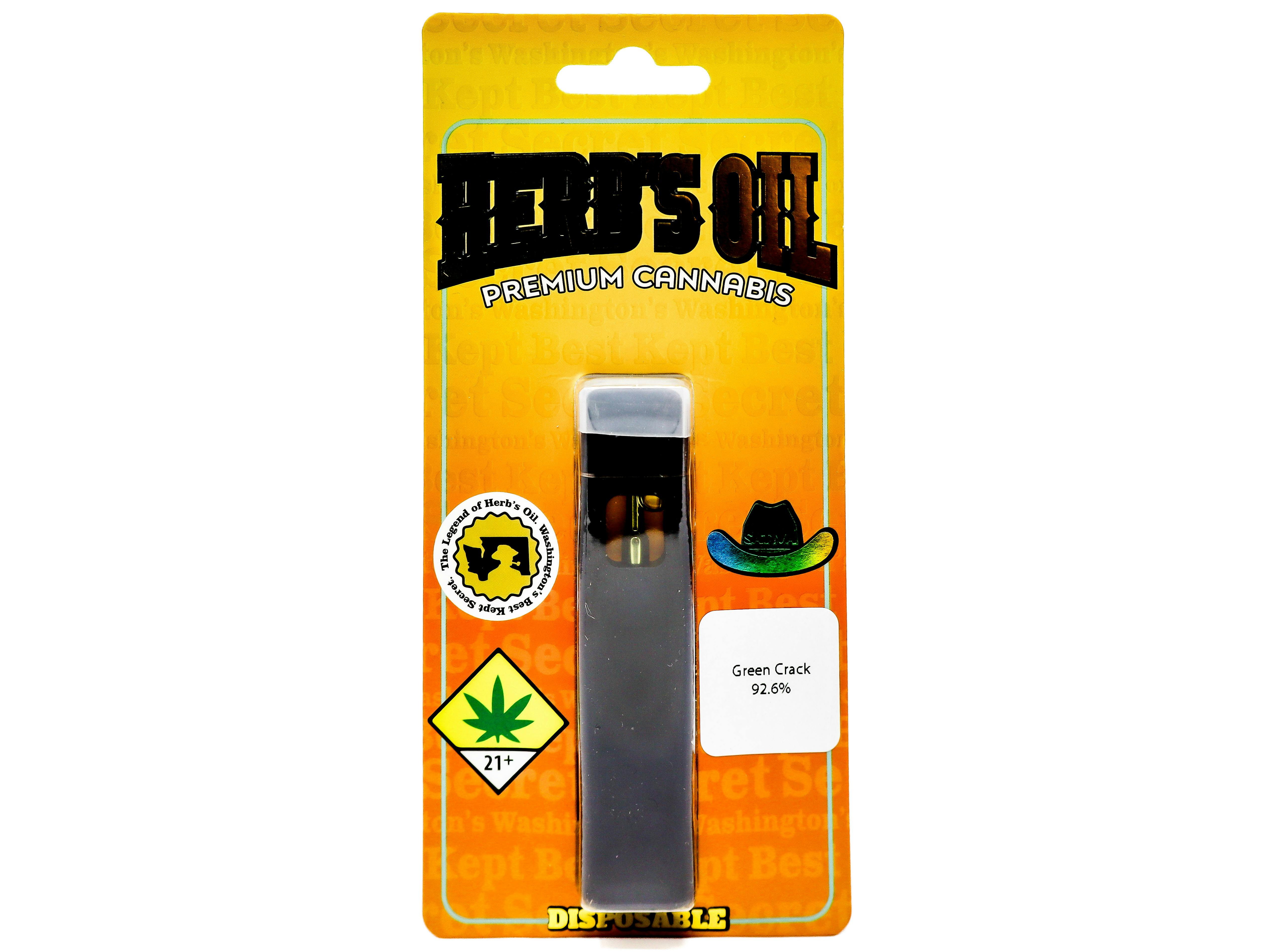 MWB Green Crack Distillate Disposable Cart 1g 6183508797 SW_DSBL12|AOF