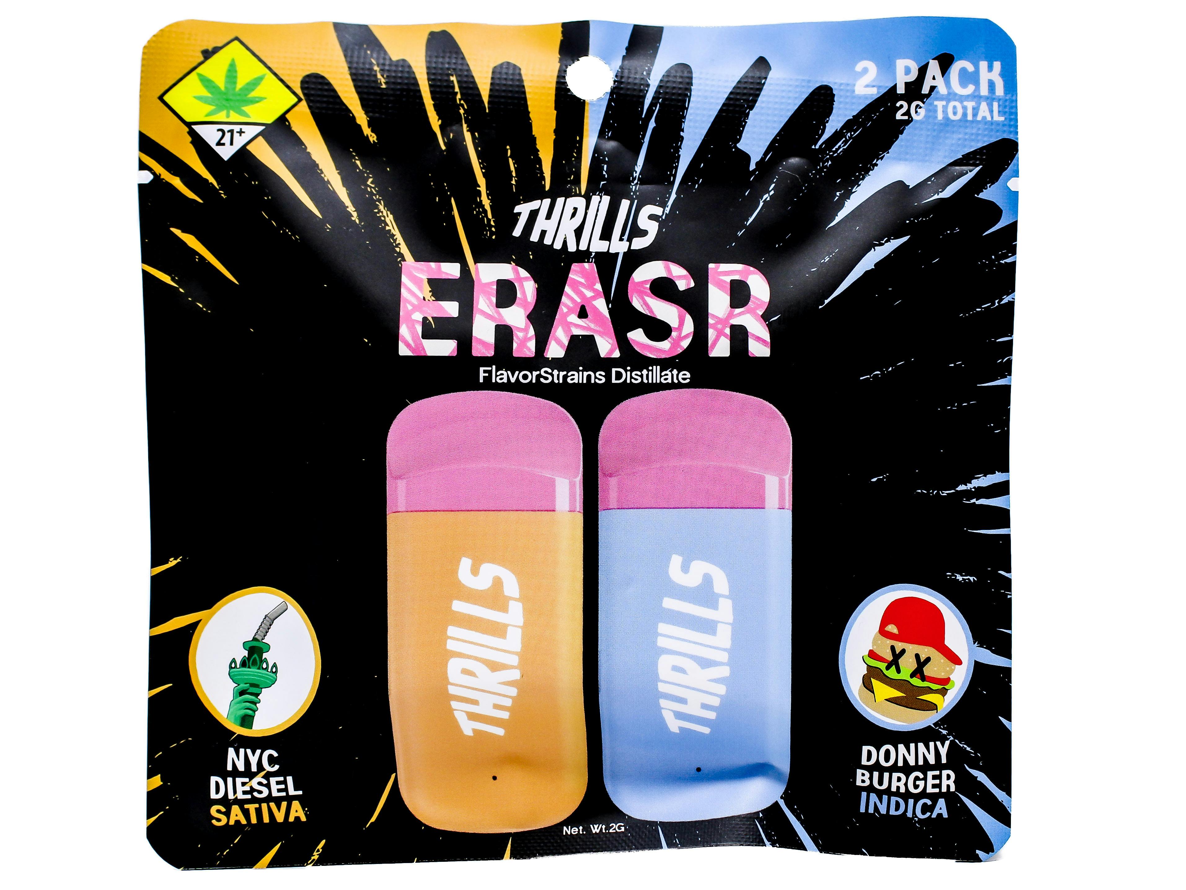WRX NYC Diesel x Donny Burger 2pk Disposable Distillate Cart 2g 53184 SW_DSBL25|C4