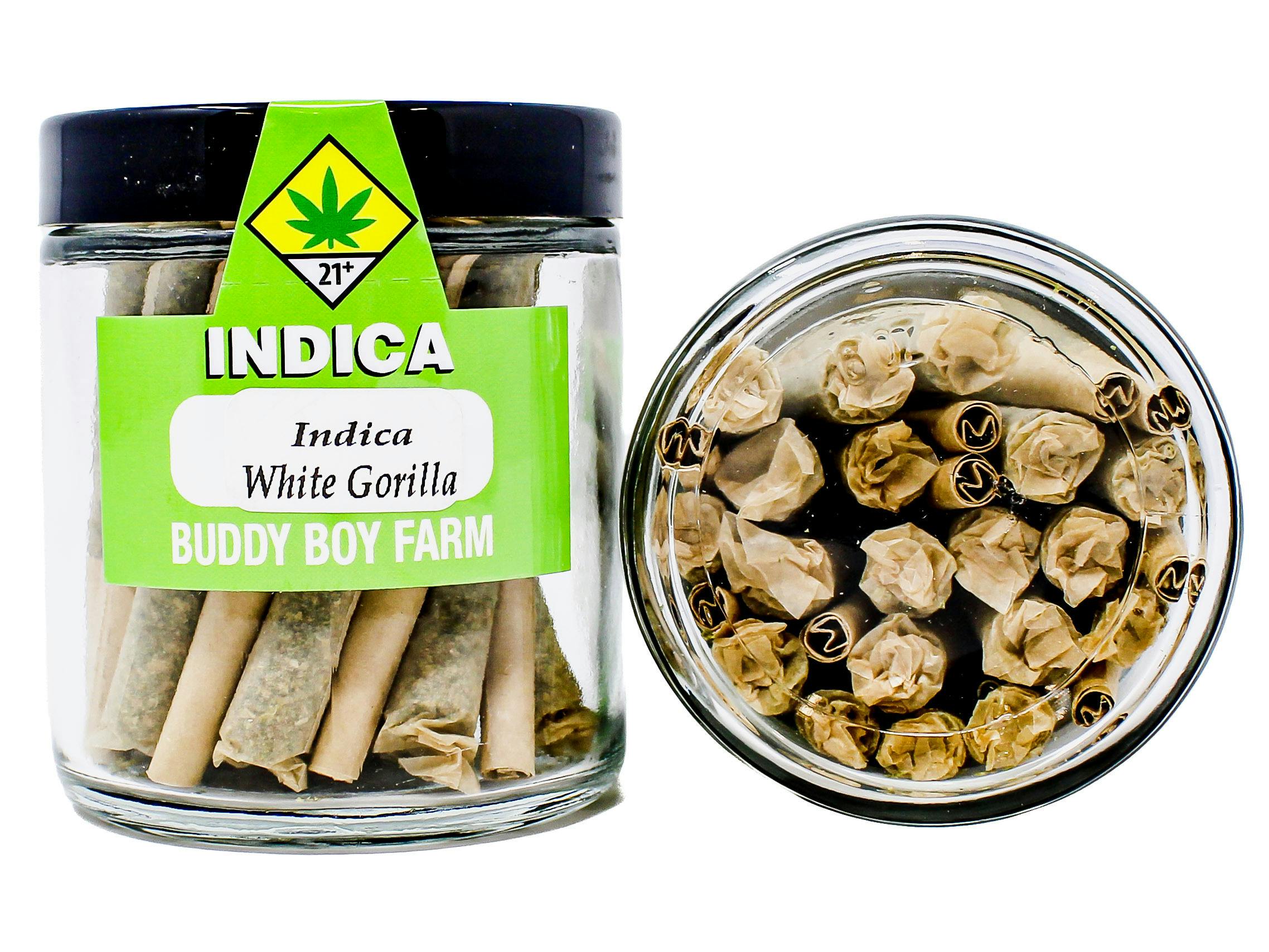 BDB White Gorilla Preroll 28pk 14g 52764 D34.3|L12