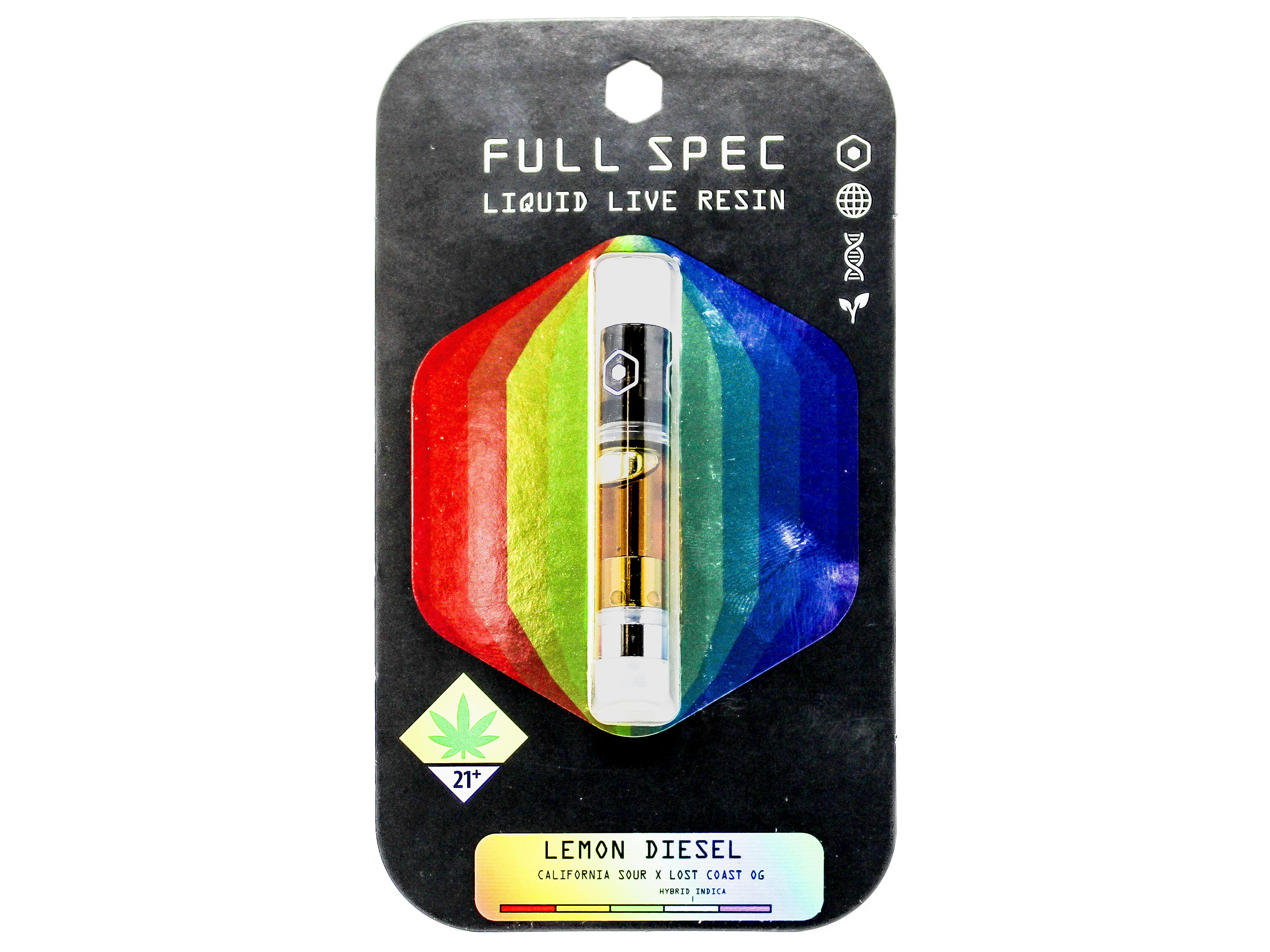 WRX Lemon Diesel Live Resin Cart 1g 44690 SW_CART176|AOF