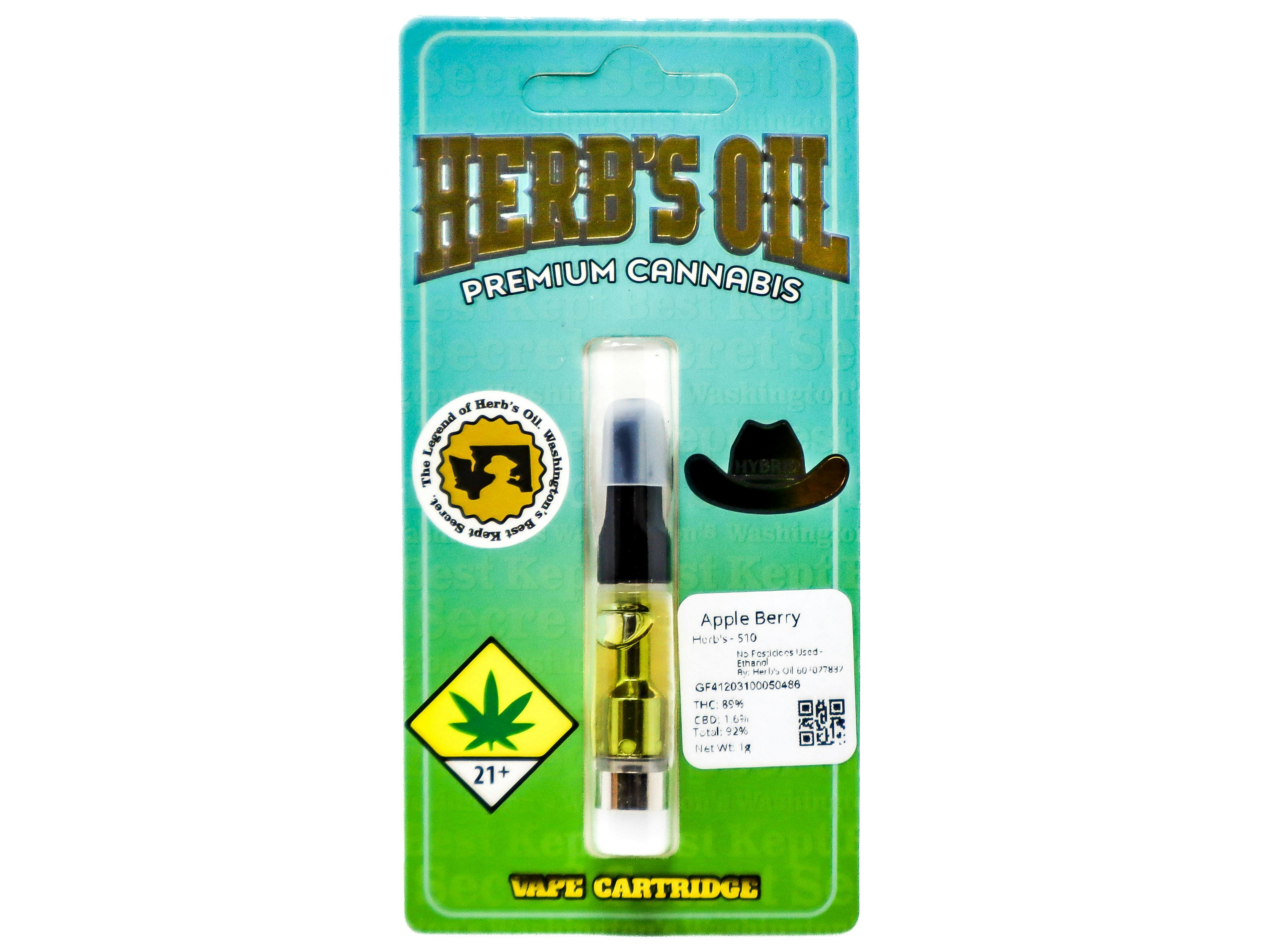 MWB Apple Berry Distillate Cart 1g 4577896336 SW|A25