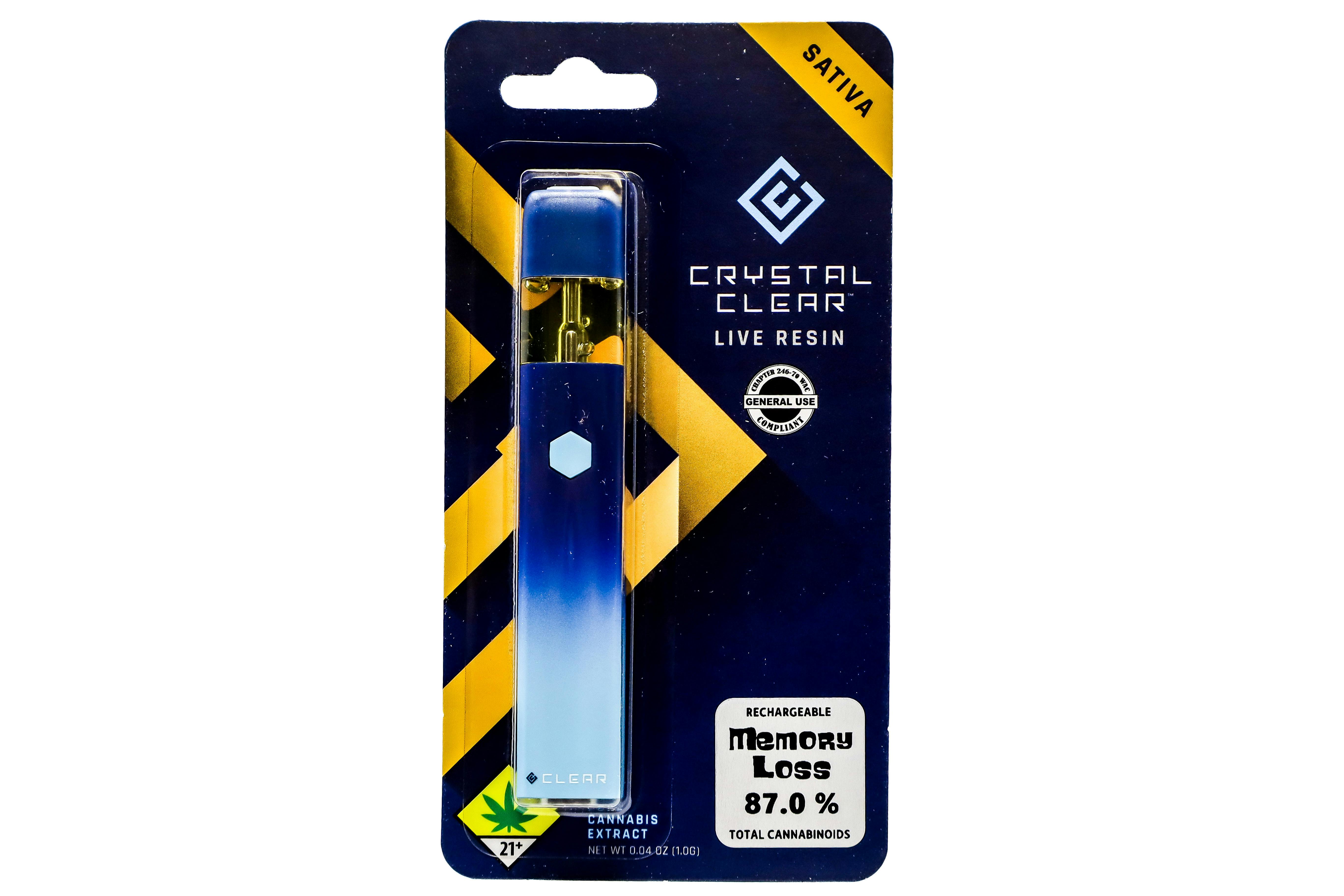NWCS Memory Loss Disposable Live Resin Cart 1g 54459 SW_DSBL23|AOF