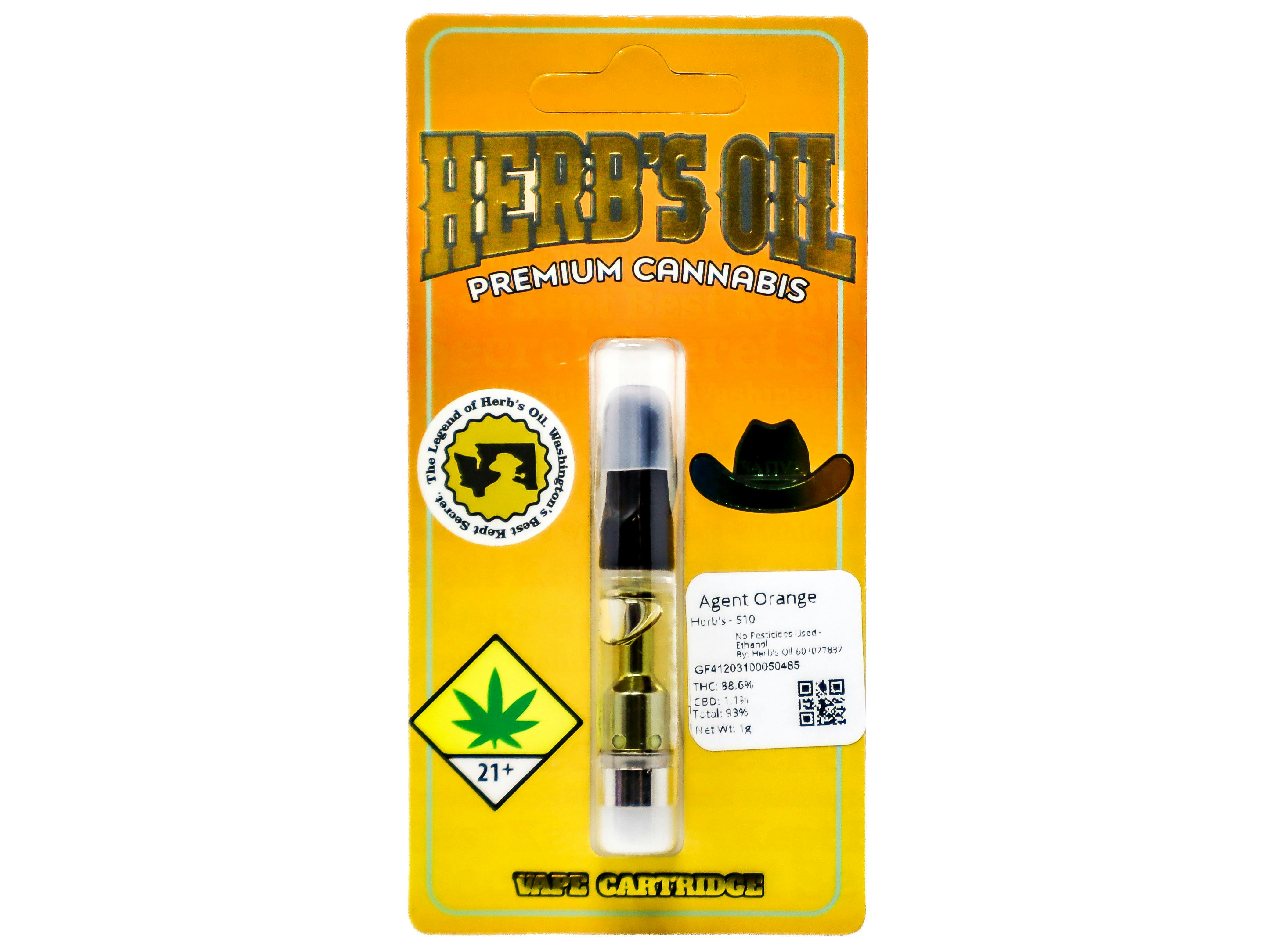 MWB Agent Orange Distillate Cart 1g 7704279888 SW_CART82|AOF