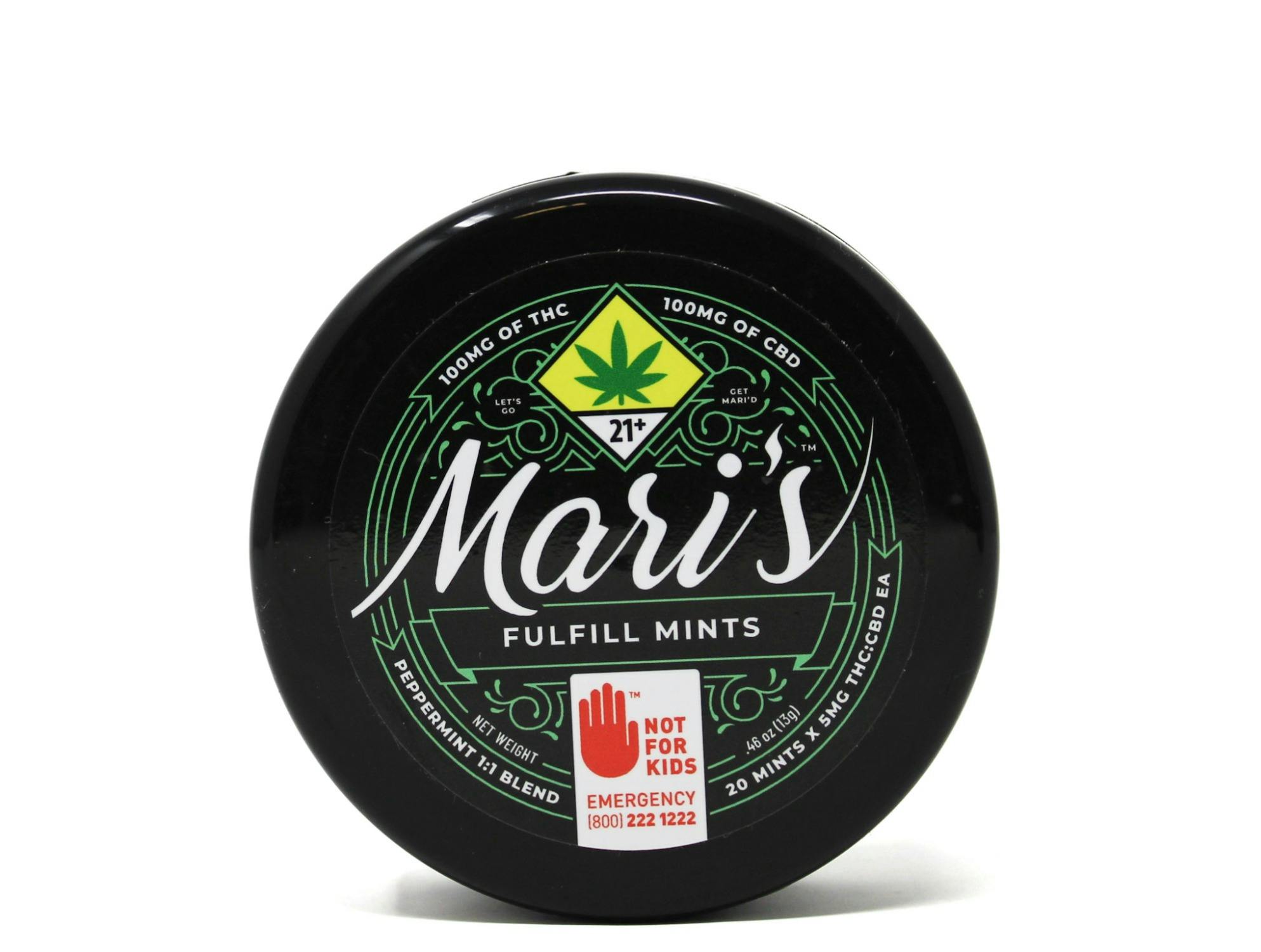 MK Peppermint Retire Mints Indica 20pk 100mg 43652 SW_ED10|AOF