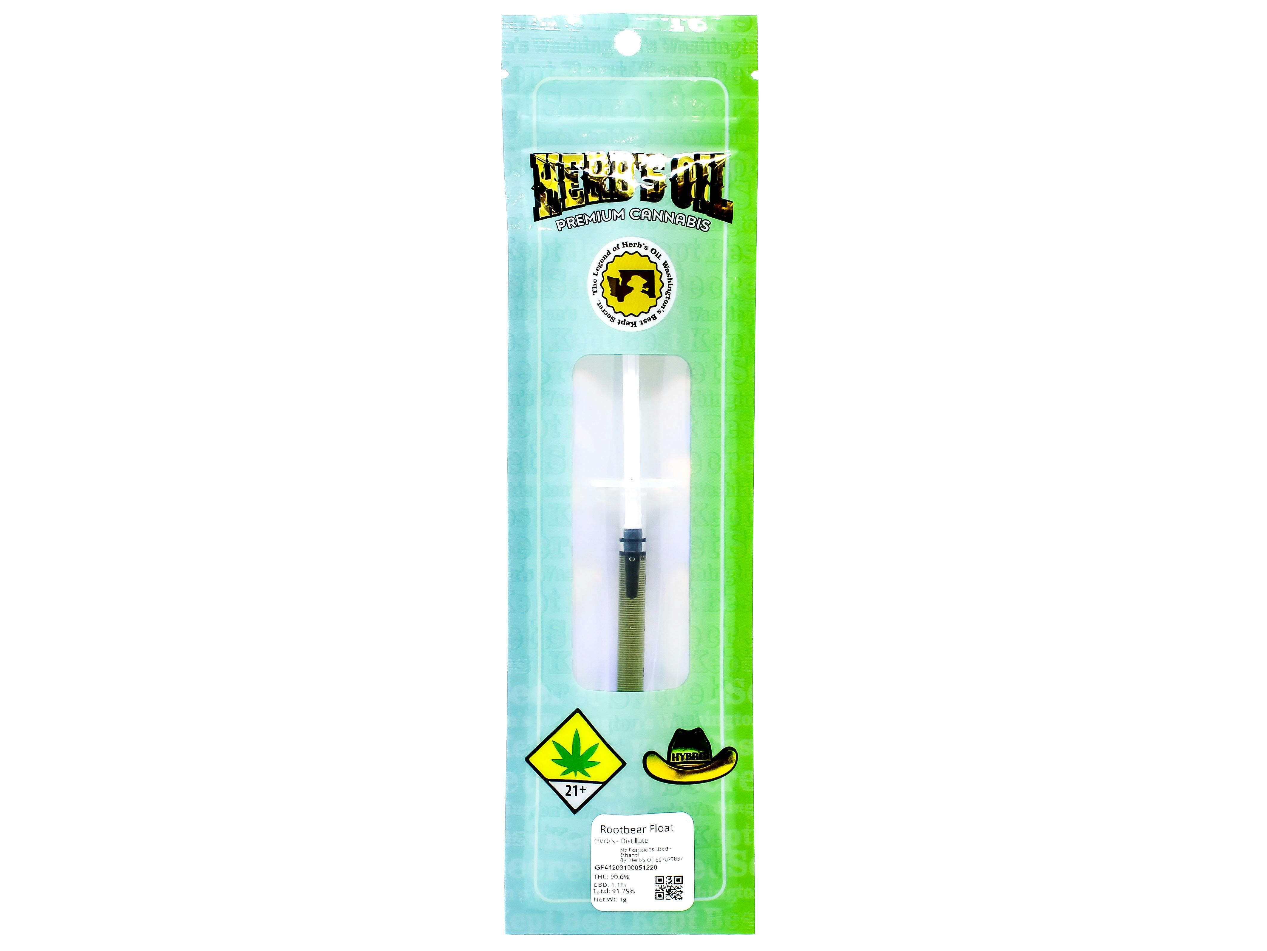 MWB Rootbeer Float Distillate Syringe 1g 1244933806 C33.1|AOF