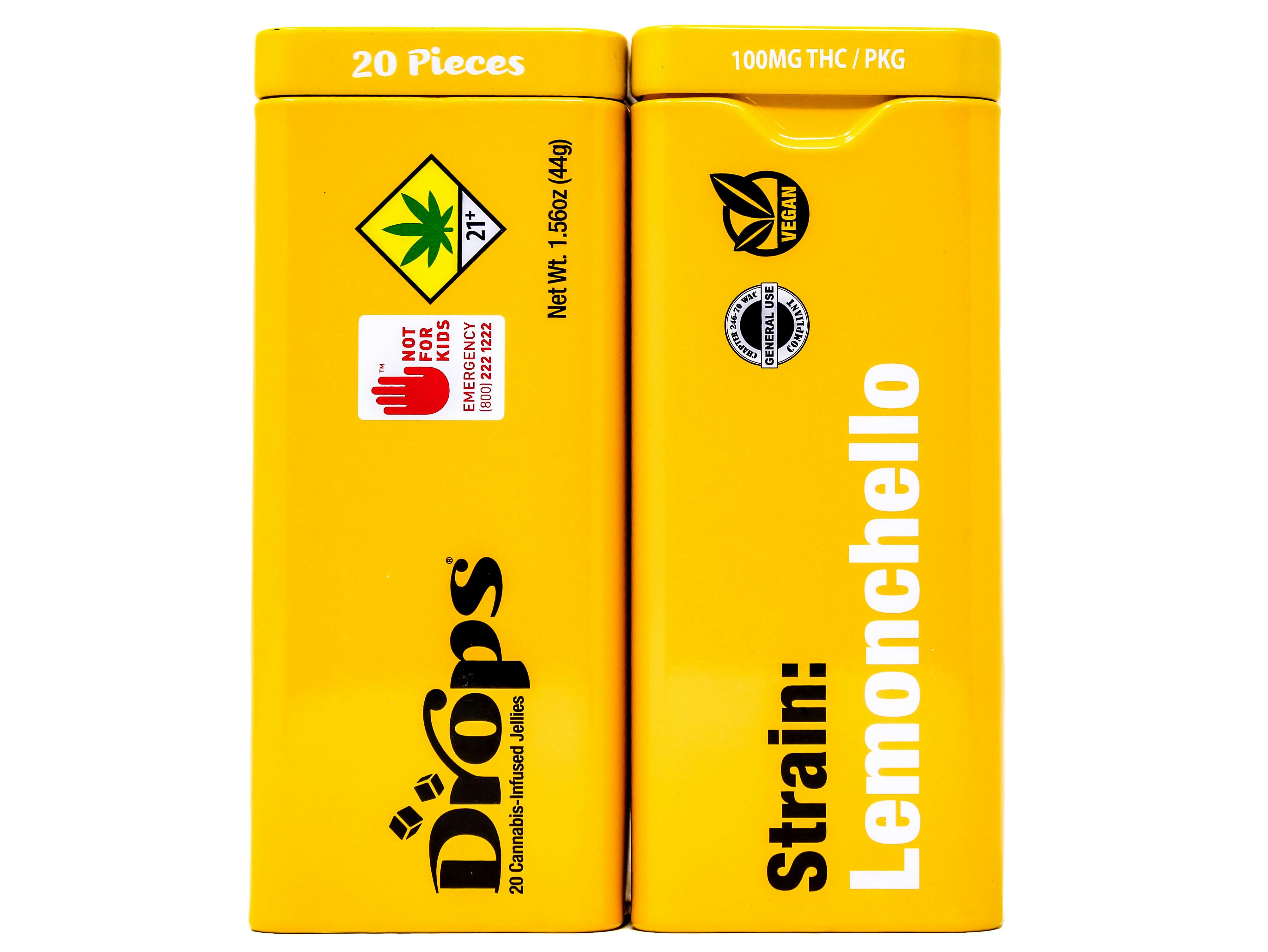 WRX Lemon Rosin Gummy 20pk 100mg 47456 AOF SW_ED30|VR4A
