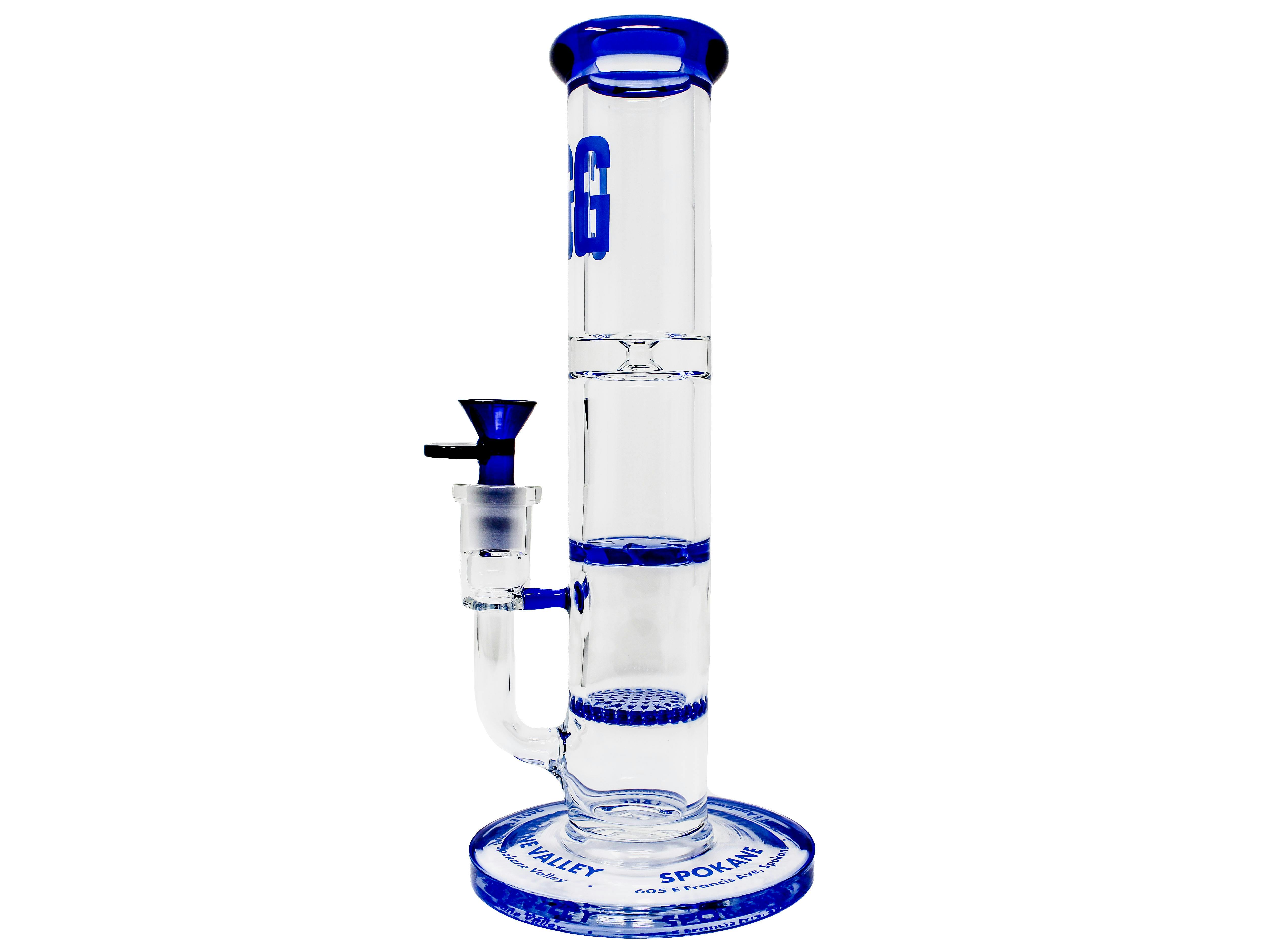 12" Branded Bong Blue 999999900166