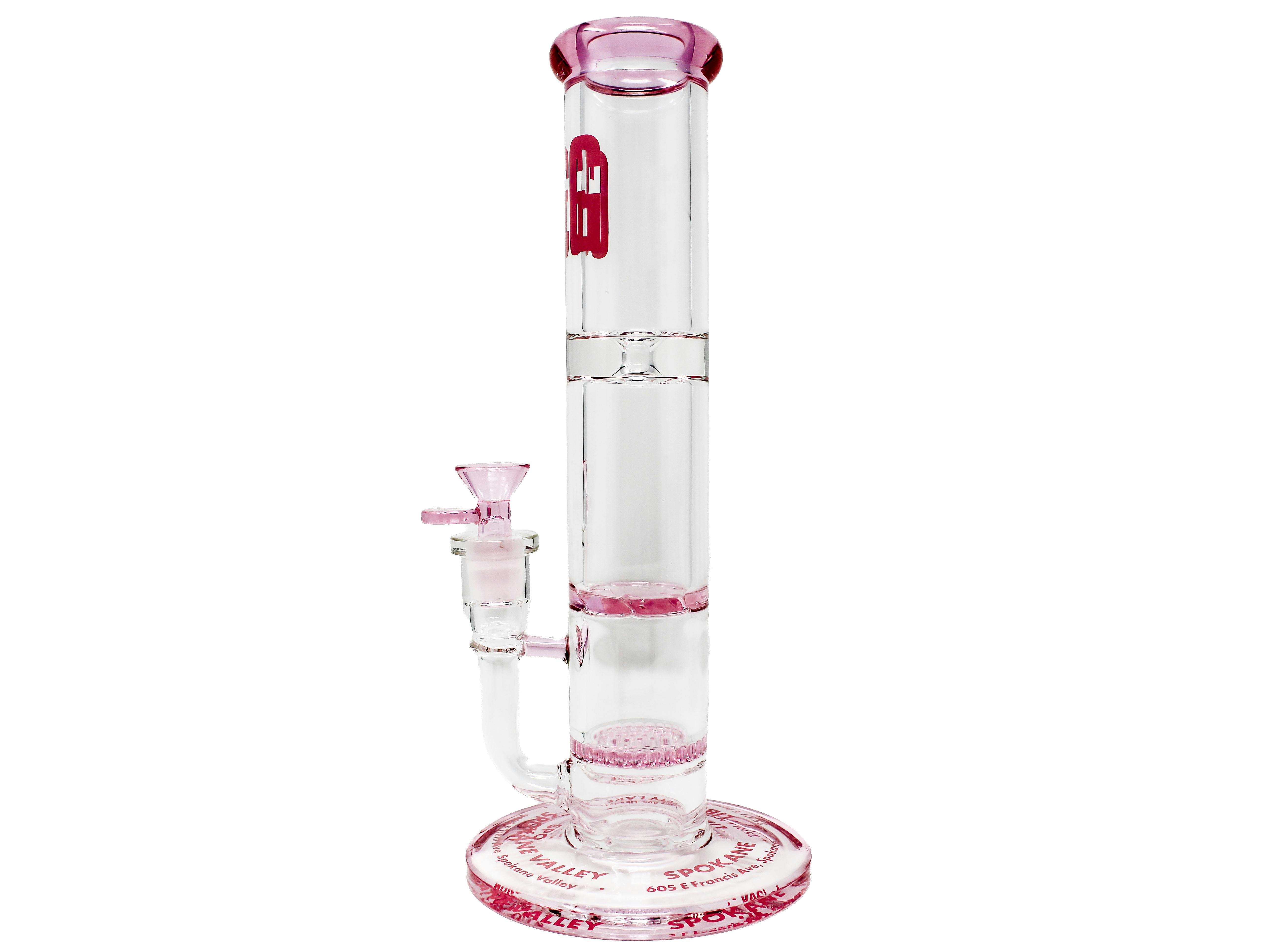 12" Branded Bong Pink 999999900326