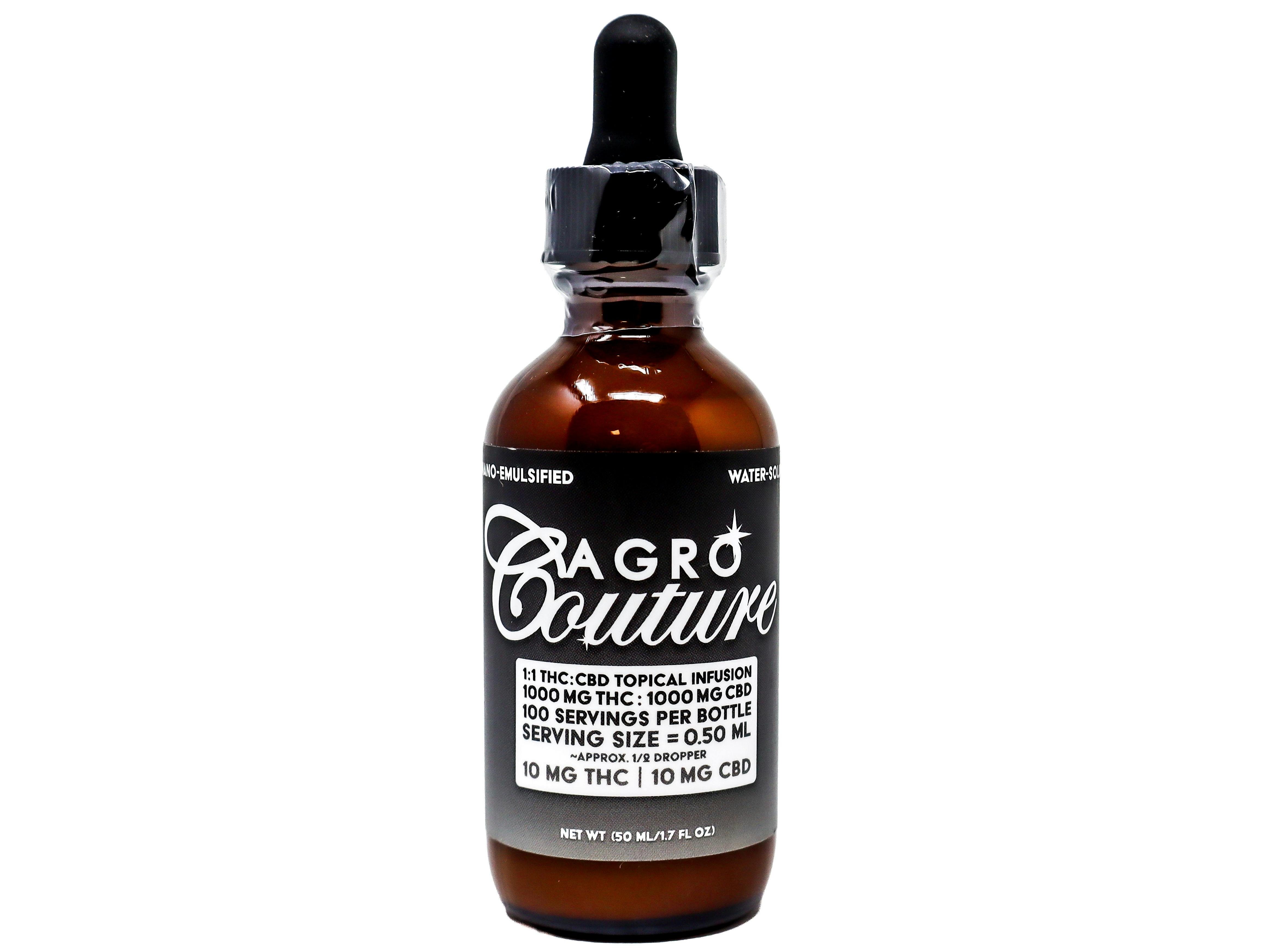 AGC Topical Drops THC:CBD 1:1 1000mg 9645564424 SW_ED10|R18