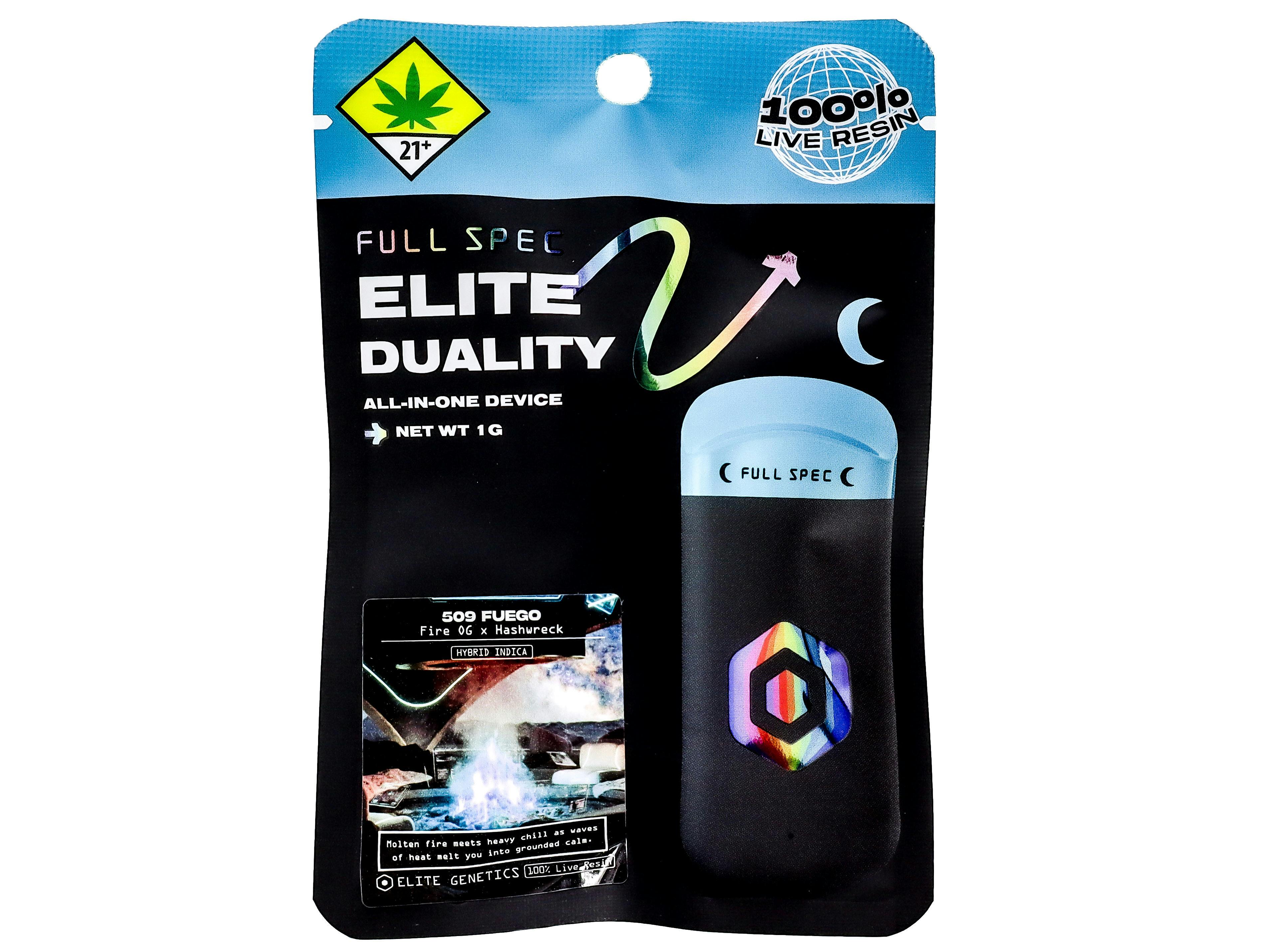 WRX 509 Fuego Duality Disposable Live Resin 1g 4807085092 SW_DSBL19|E3