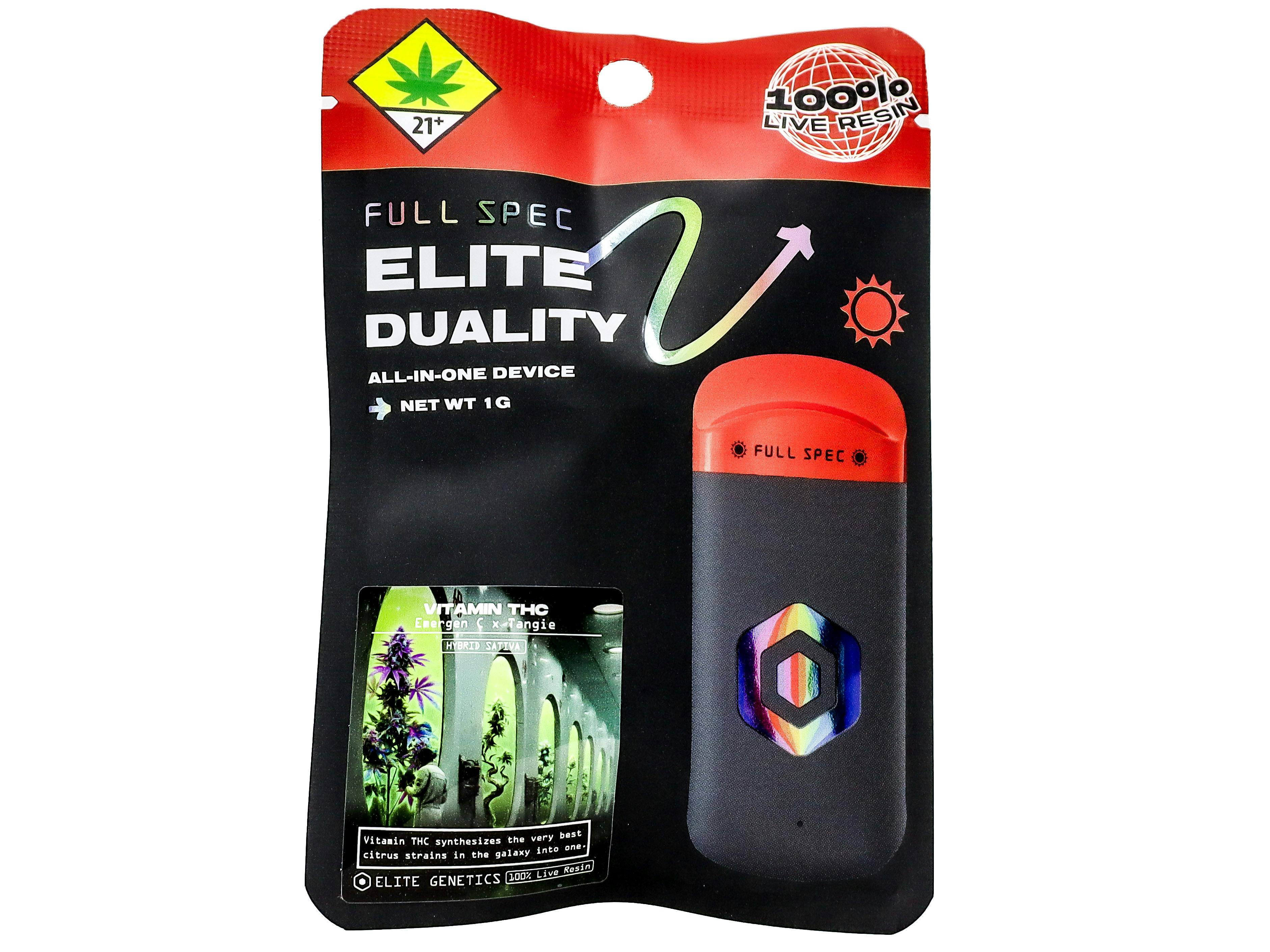 WRX Vitamin THC Duality Disposable Live Resin 1g 6916364849 SW_CART255|E7
