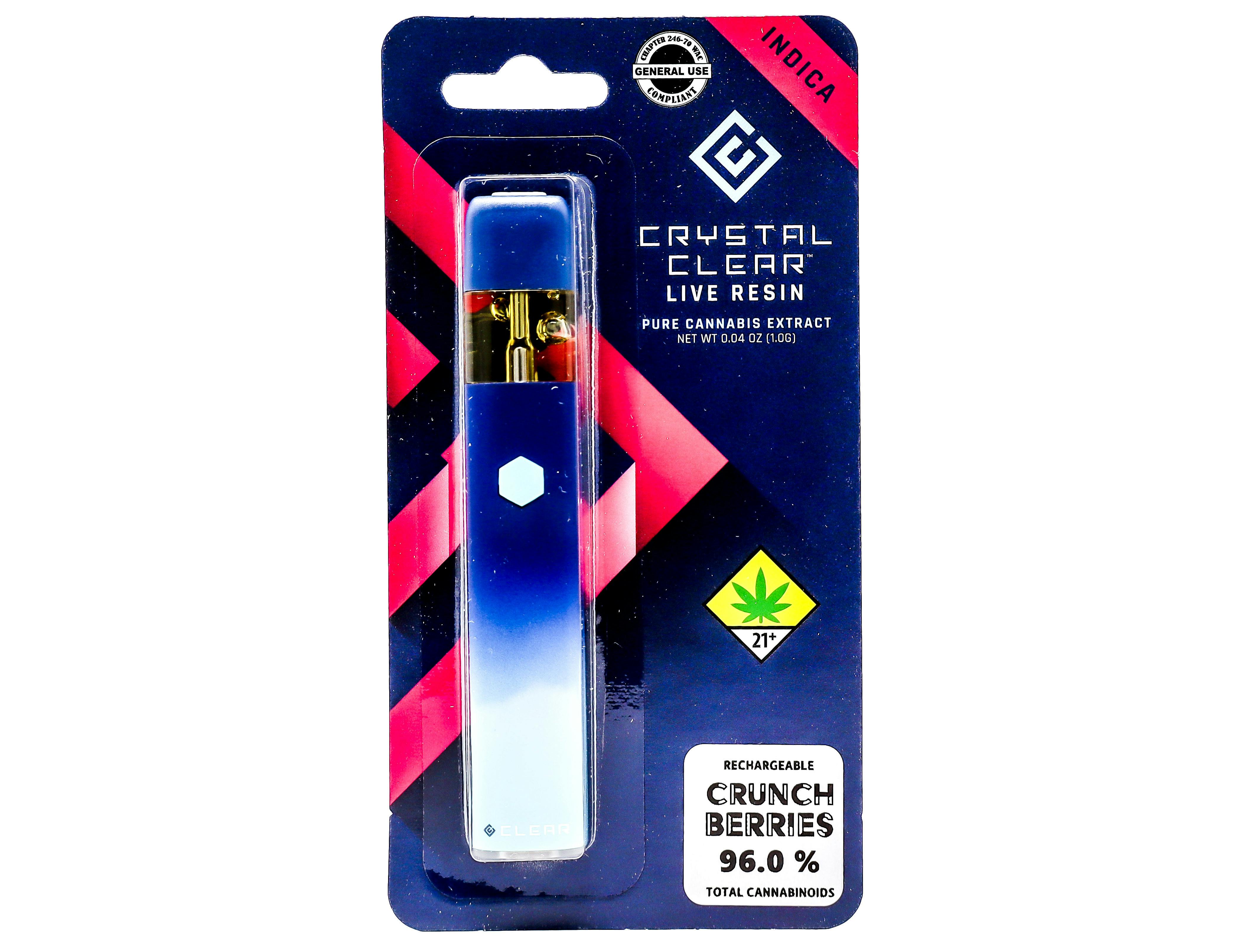 NWCS Crunch Berries Live Resin Disposable Cart 1g 6303742582 SW_CART211|AOF