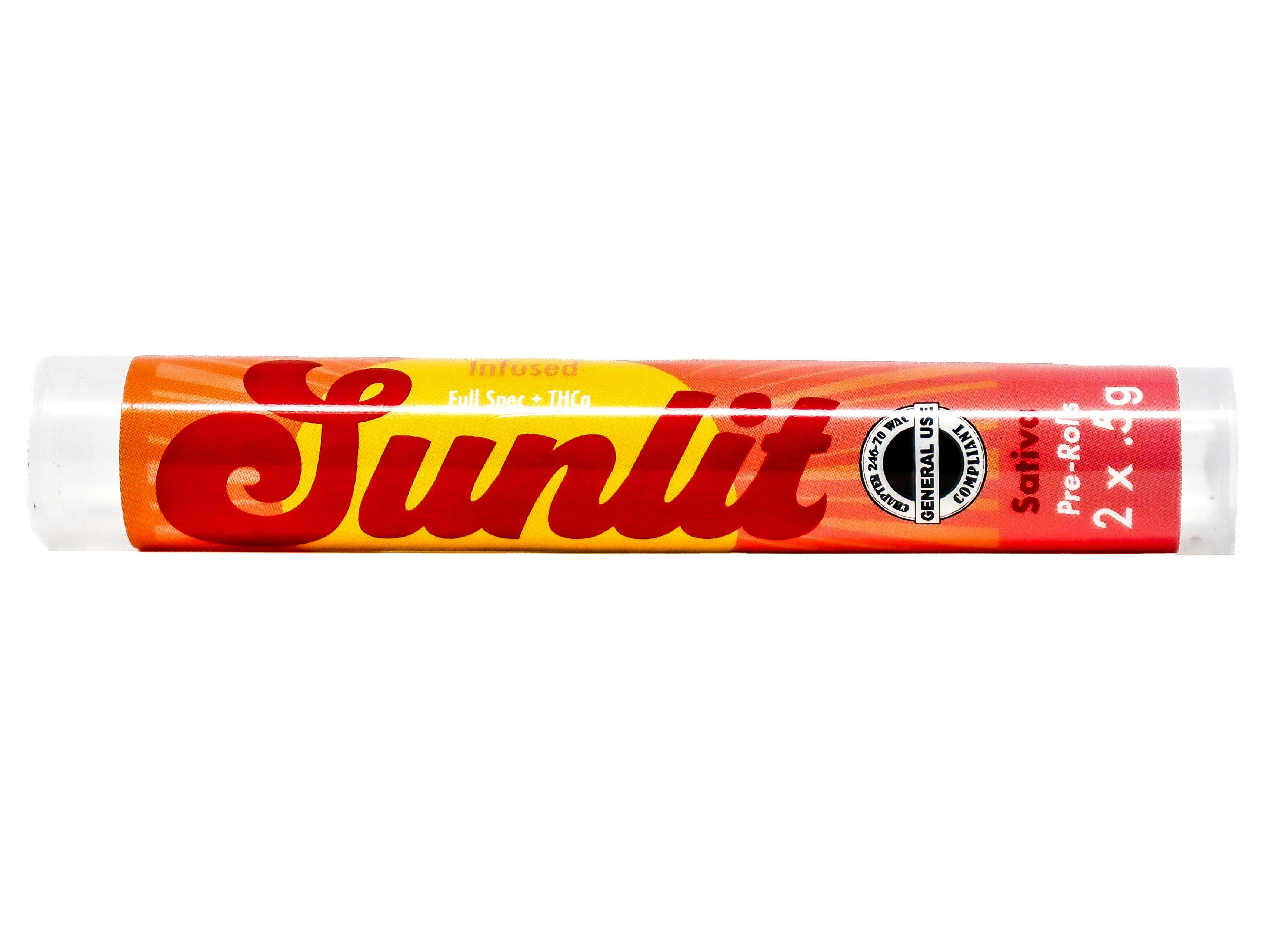 GEC Sativa Infused Live Resin + THCA Crystal Preroll 1g 7128921060 A23.2|AOF