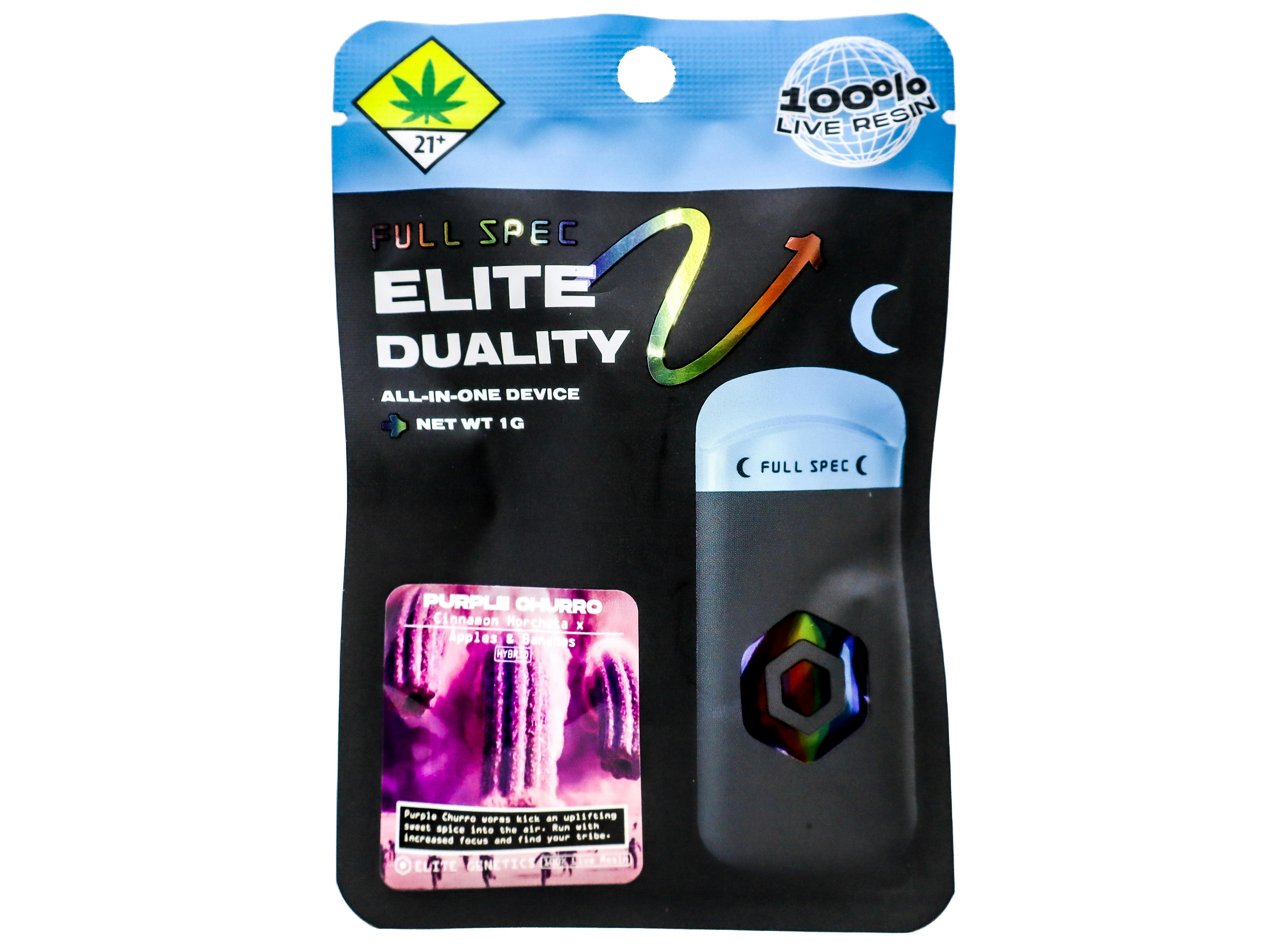 WRX Purple Churro Duality Disposable Live Resin 1g 8435029423 SW_CART251|AOF
