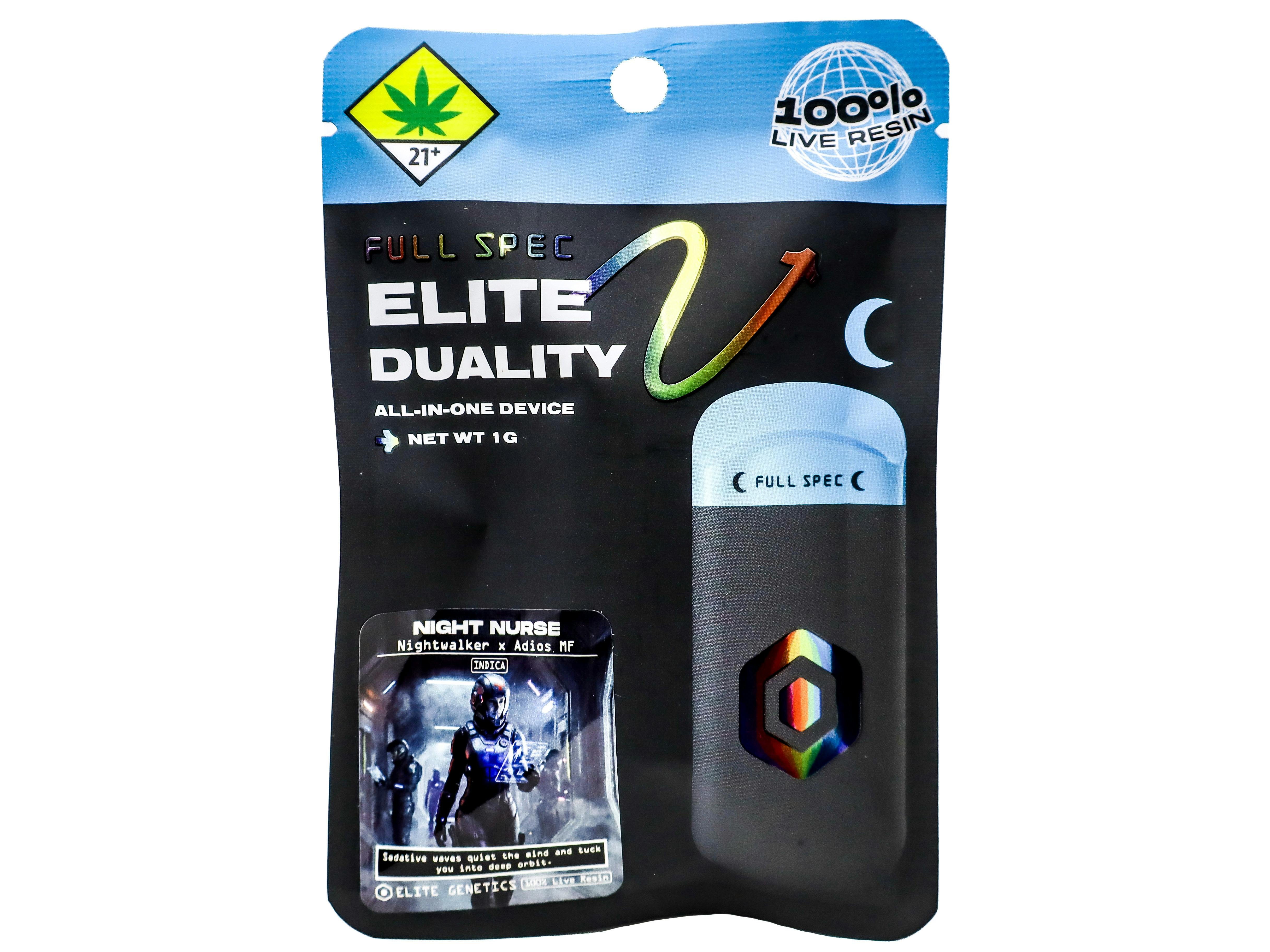 WRX Night Nurse Duality Disposable Live Resin 1g 7094159304 SW_CART269|G7