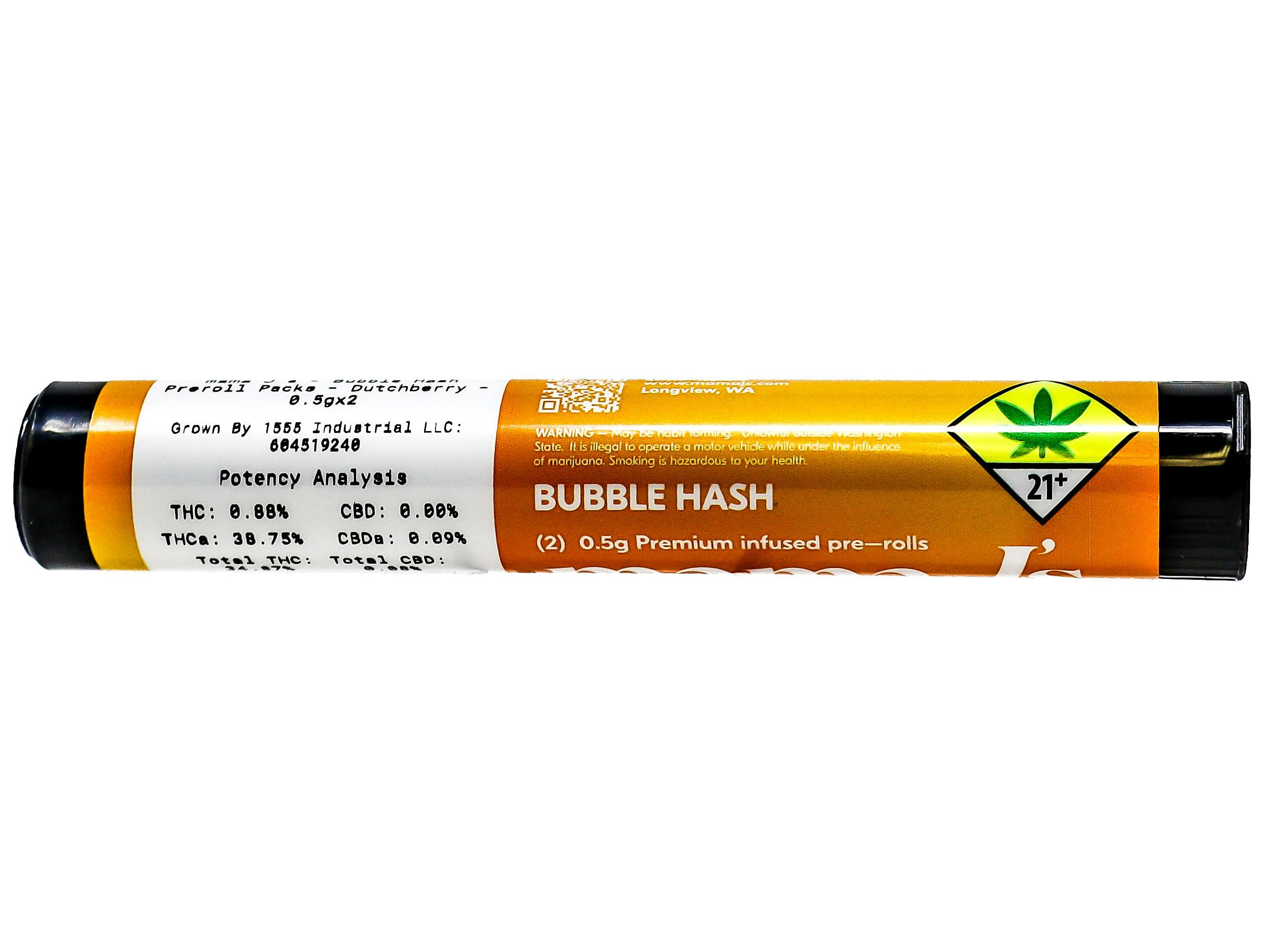 MMJ Dutchberry Infused Bubble Hash Preroll 2pk 1g 1460048221 D3.1|AOF