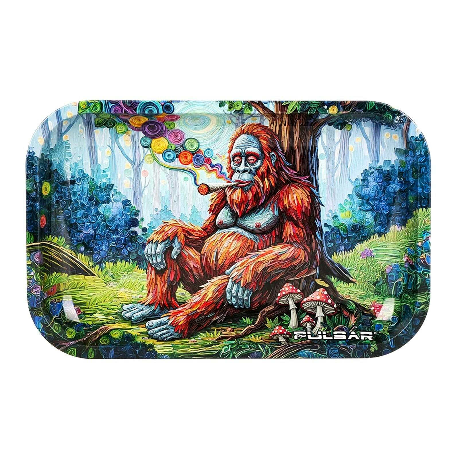 Pulsar 11"x7" Metal Rolling Tray Bigfoot Break 840250818112