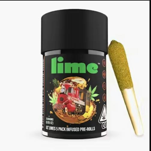Lime | Infused Pre-rolls | Pineapple Express | H | 3g
