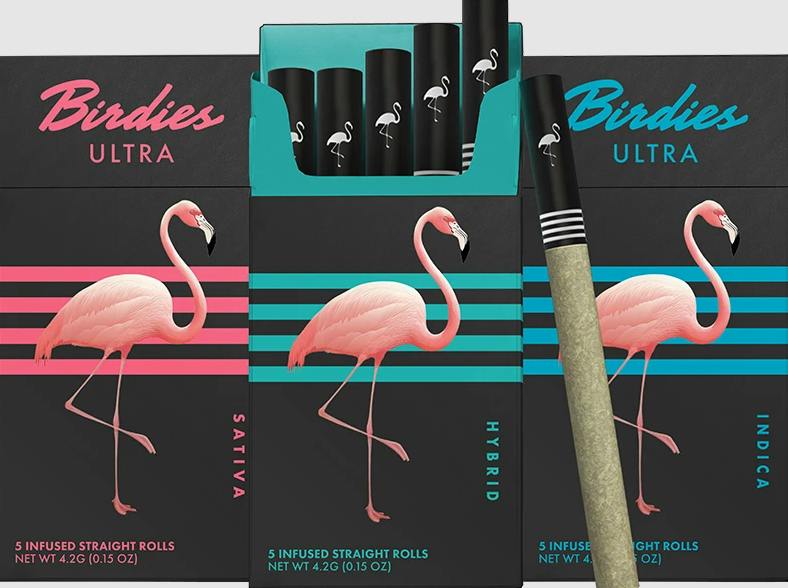 Birdies | Ultra Infused Pre-Rolls | 5pk | H | 4.25