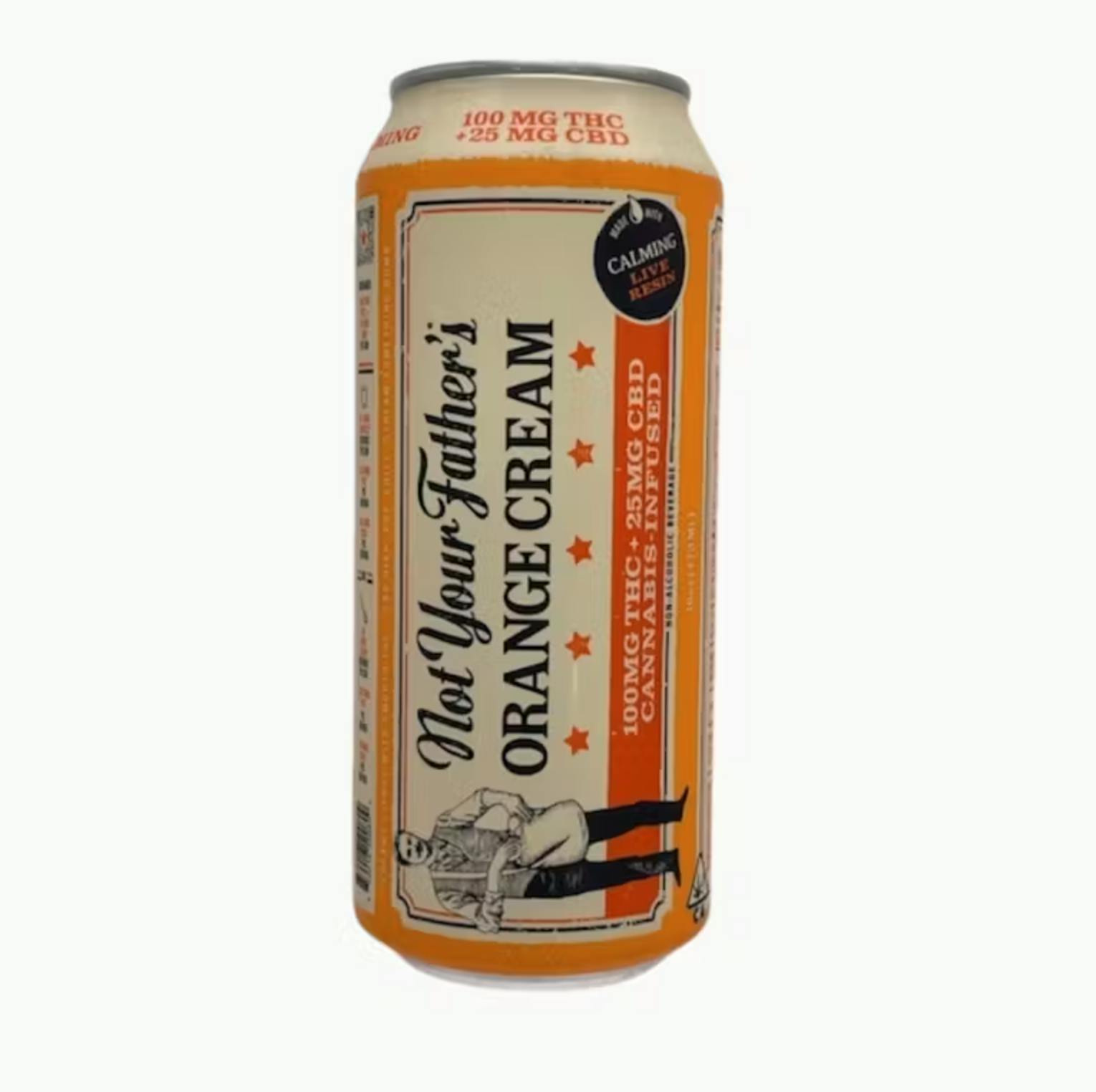 Not Your Father's | Soda | Orange Cream | H | 16oz | 100mg THC + 25mg CBD
