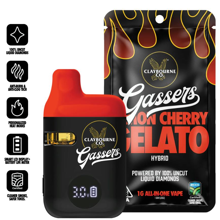 Claybourne Co. | AIO | Lemon Cherry Gelato | H | 1g