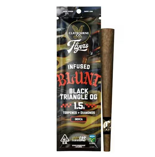 Claybourne Co. | Flyers Infused Blunt | Black Triangle | I | 1.5g